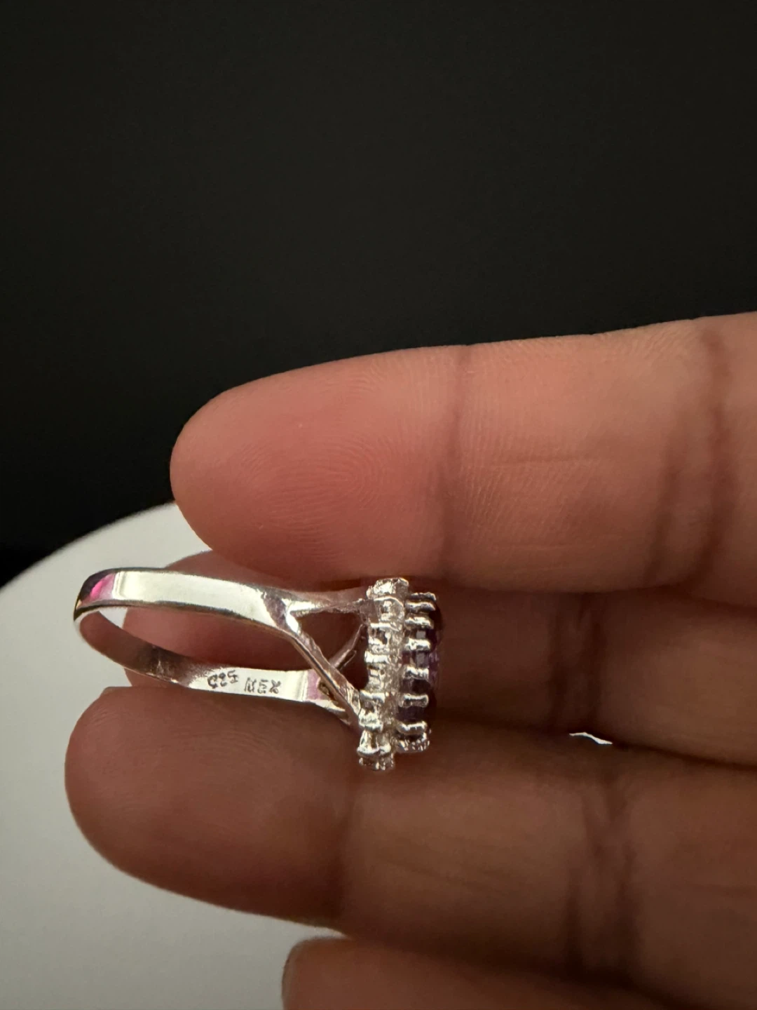 Sterling silver 925 women’s ring size 19 - photo 2