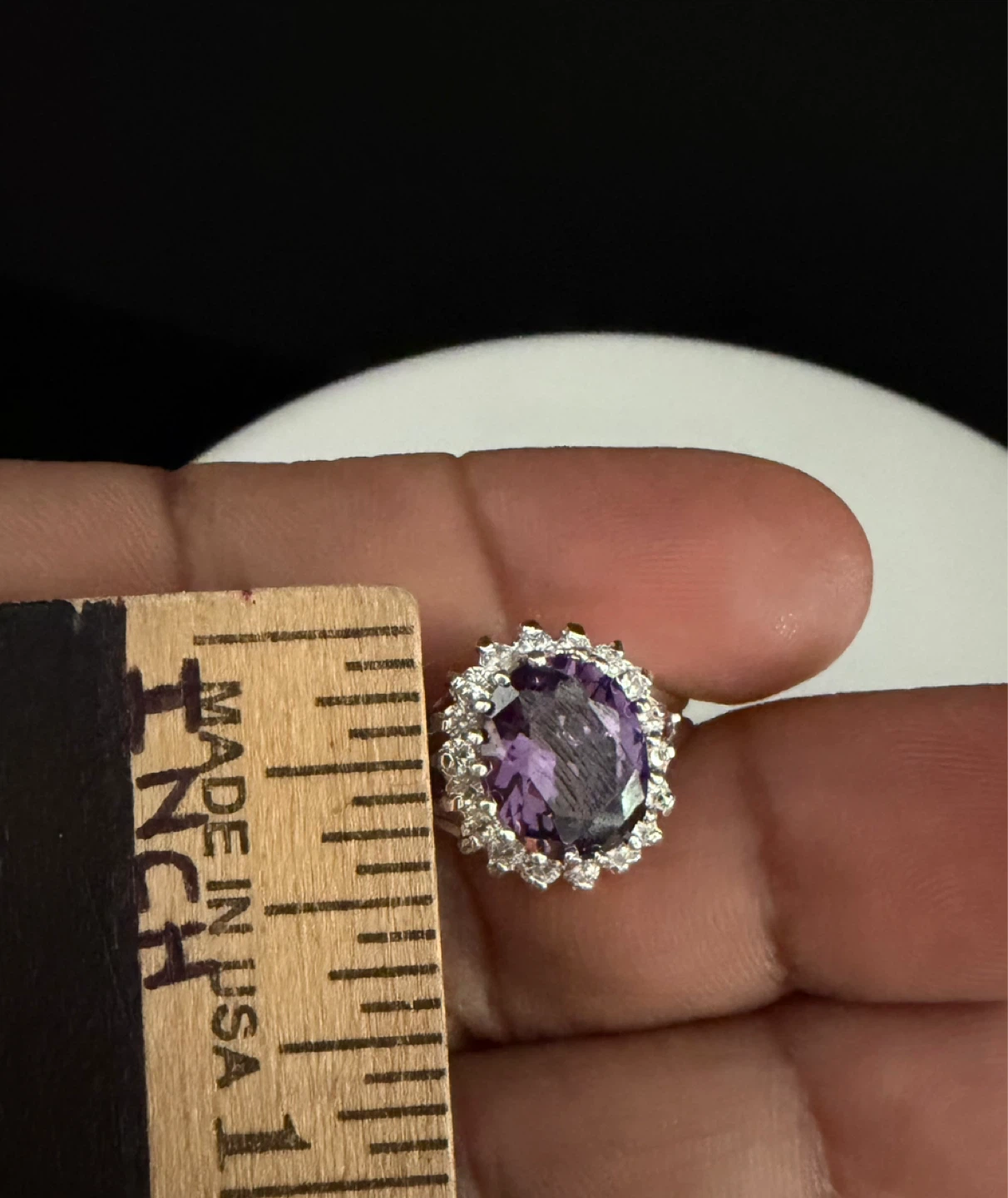 Sterling silver 925 women’s ring size 19 - photo 5