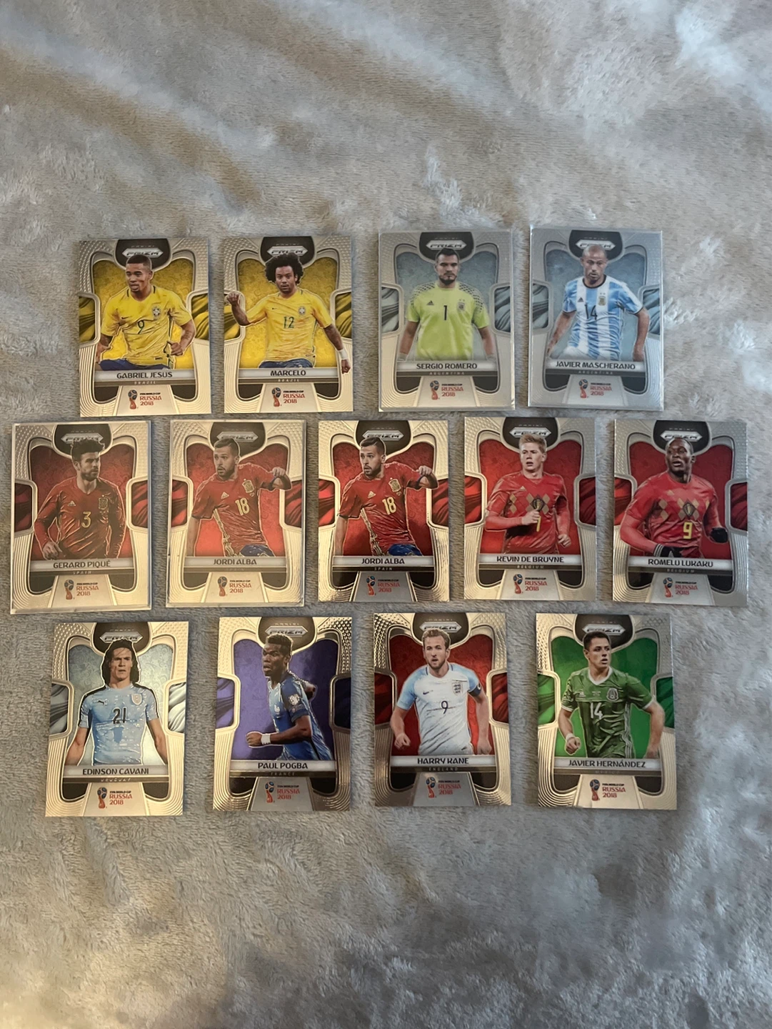 Panini FIFA World Cup Russia 2018 Prizm Trading Cards