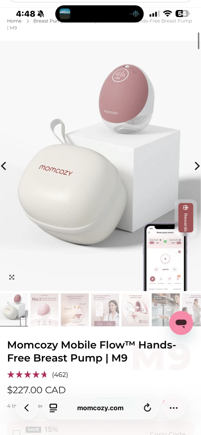 Momcozy Mobile Flow Hands-Free Breast Pump M9 - photo 5