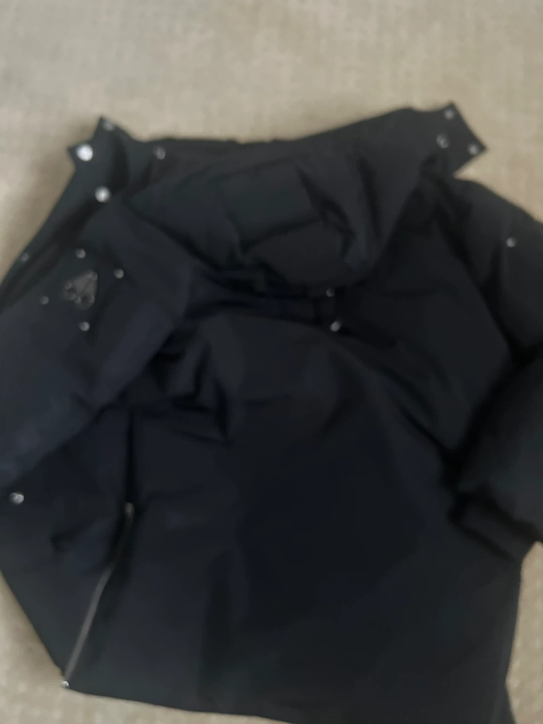 Moose Knuckles Black Down Parka Jacket - Size S/P (Asia M) - photo 3
