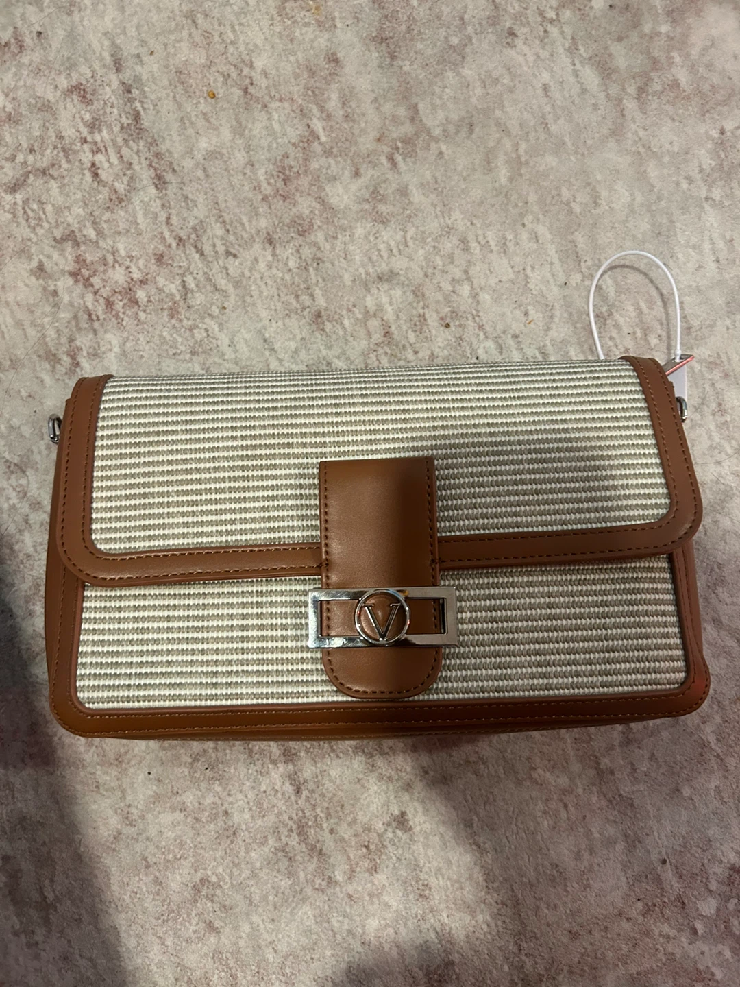 Gold Chain Shoulder Bag and Cream bag