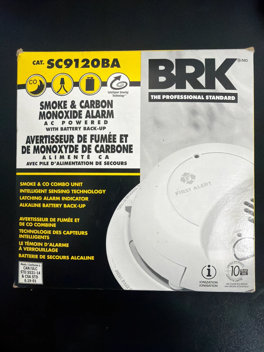 BRK SC9120BA Smoke & Carbon Monoxide Alarm