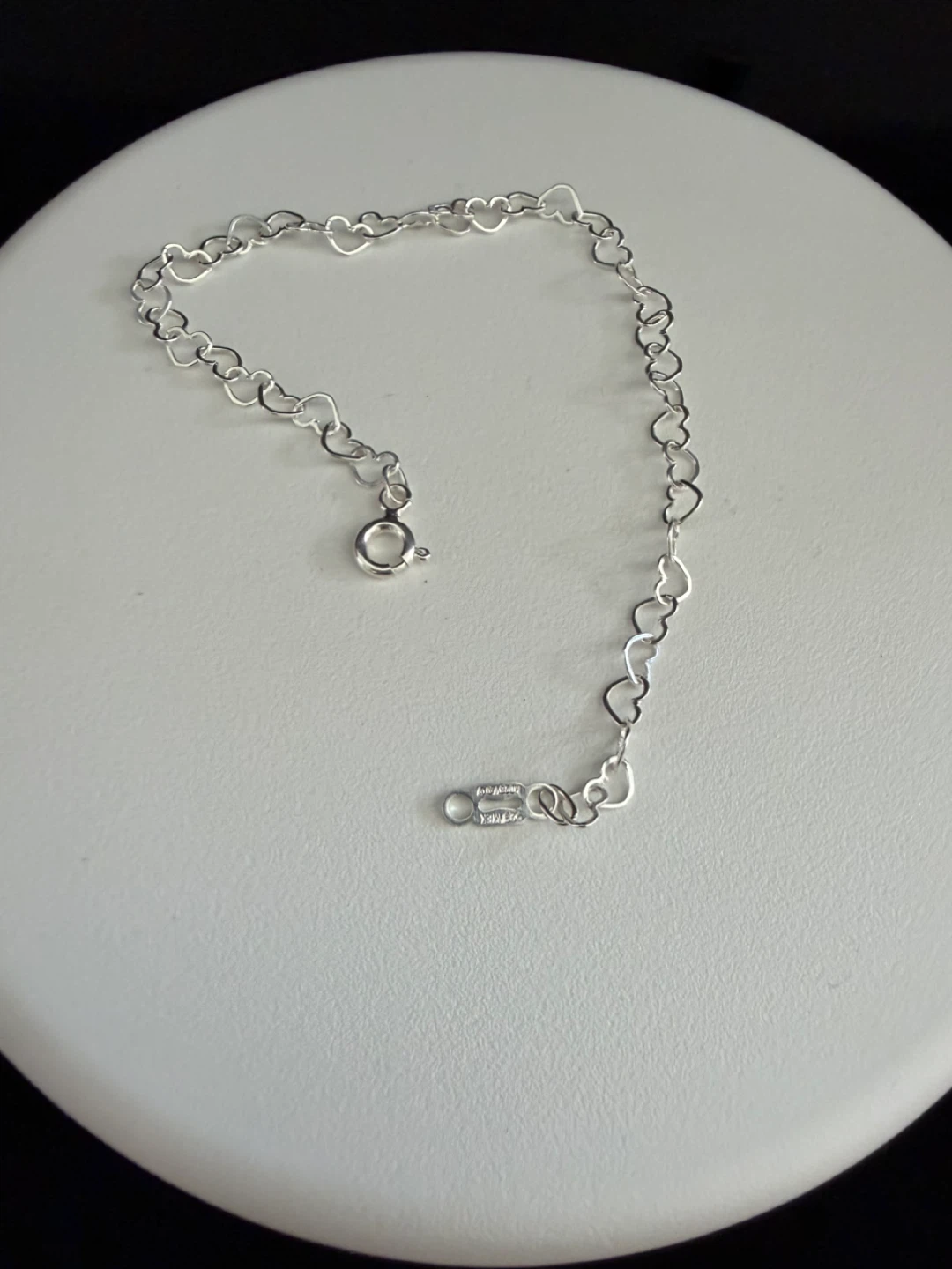 Sterling silver 925 heart bracelet - photo 2