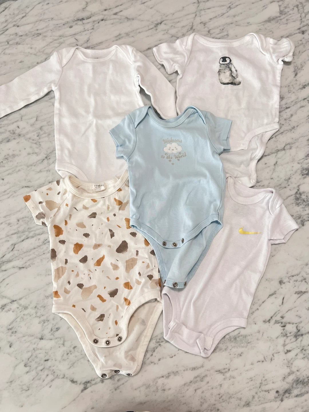 Baby Bodysuits - 5 Pack -3M