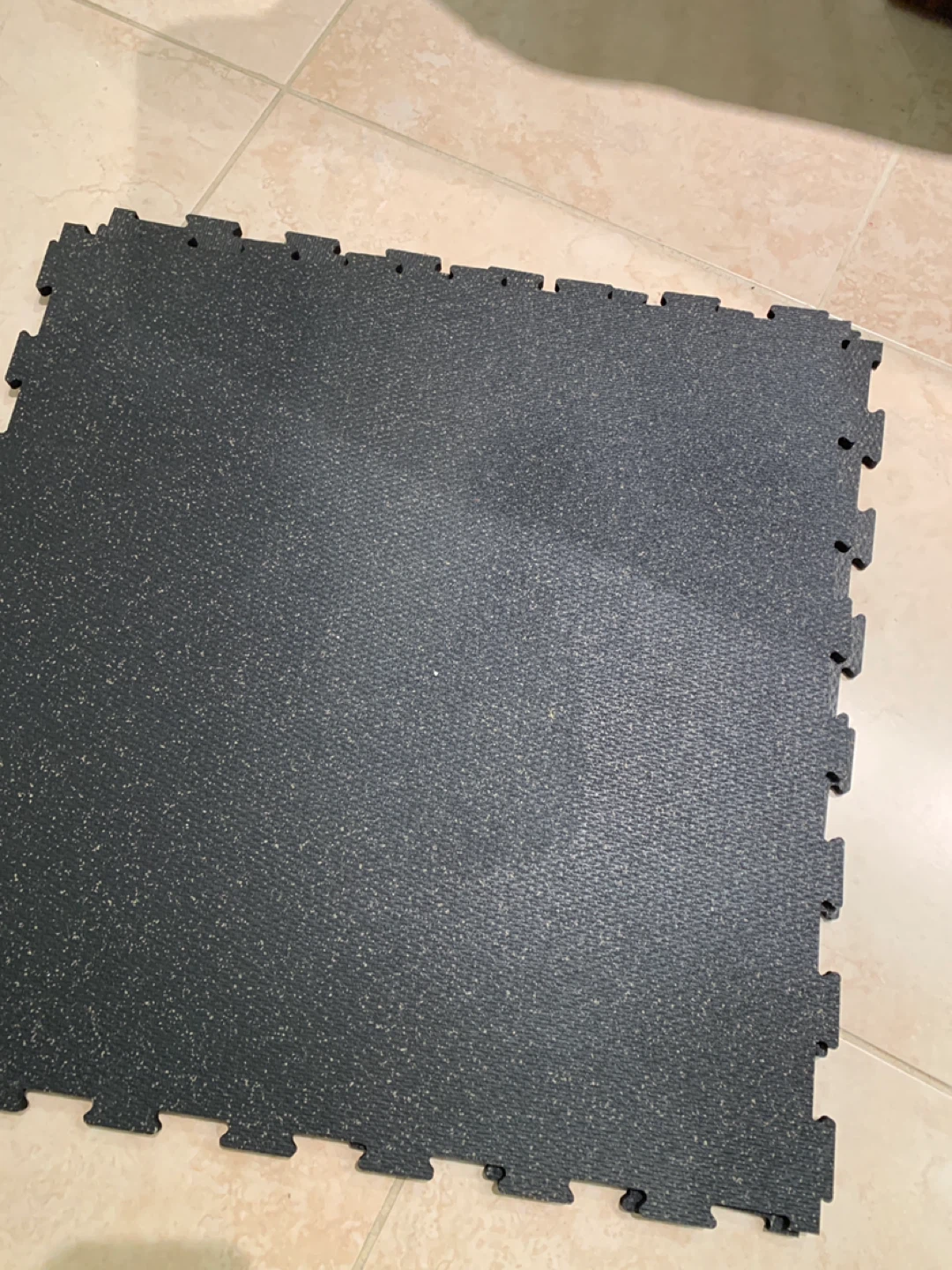 Black Interlocking Foam Floor Mat Tile - photo 2