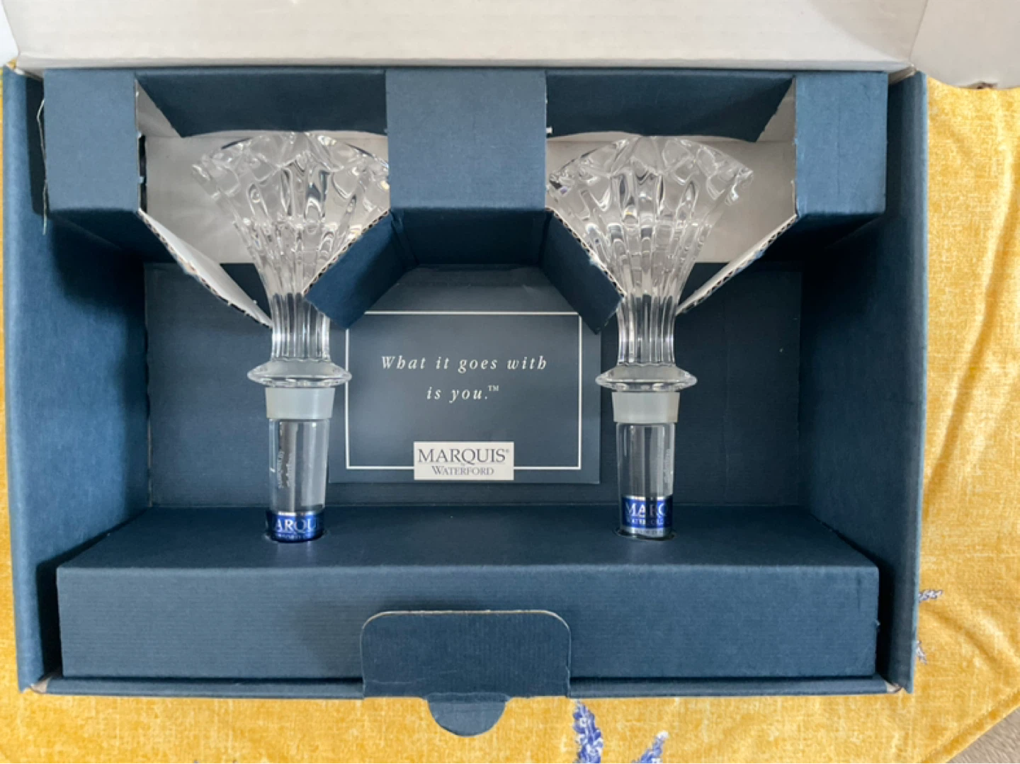 Marquis Waterford Crystal Wine Stoppers (Set of 2)
