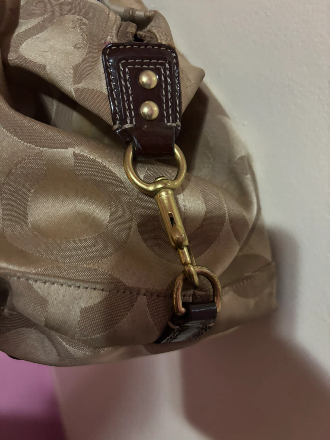 Coach Monogram Satchel Handbag - photo 4