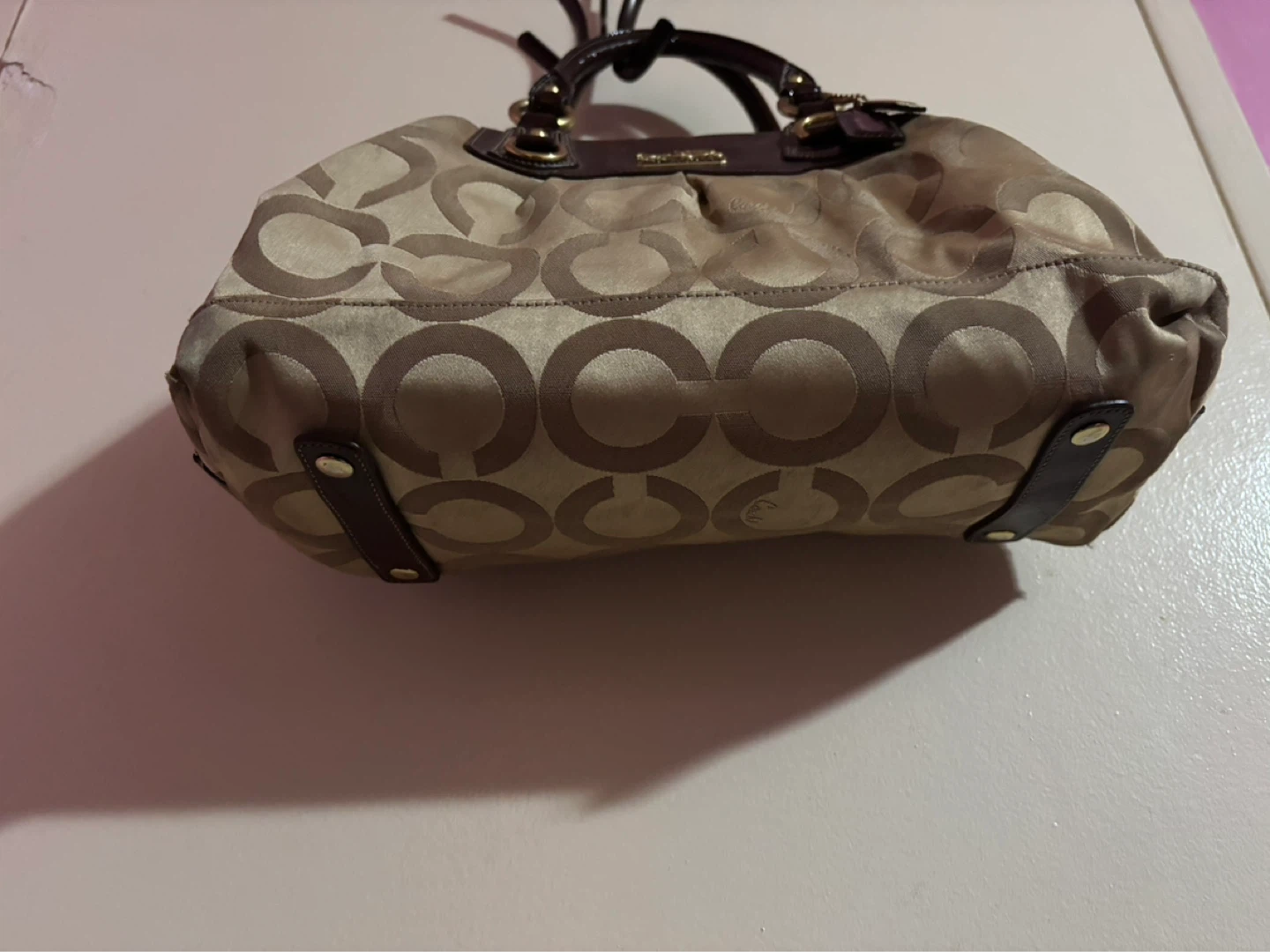 Coach Monogram Satchel Handbag - photo 2