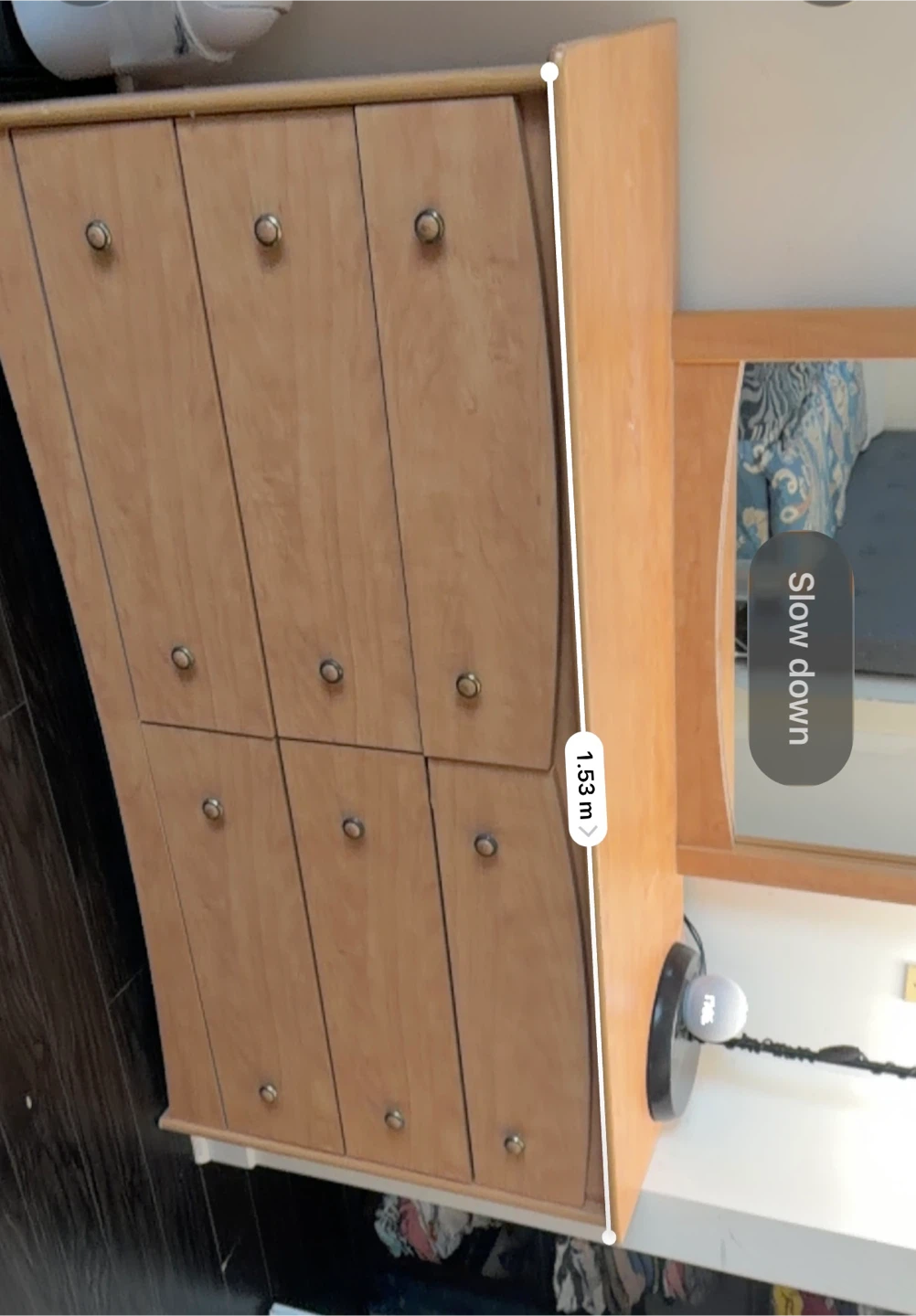 Wooden Dresser with Mirror - photo 3