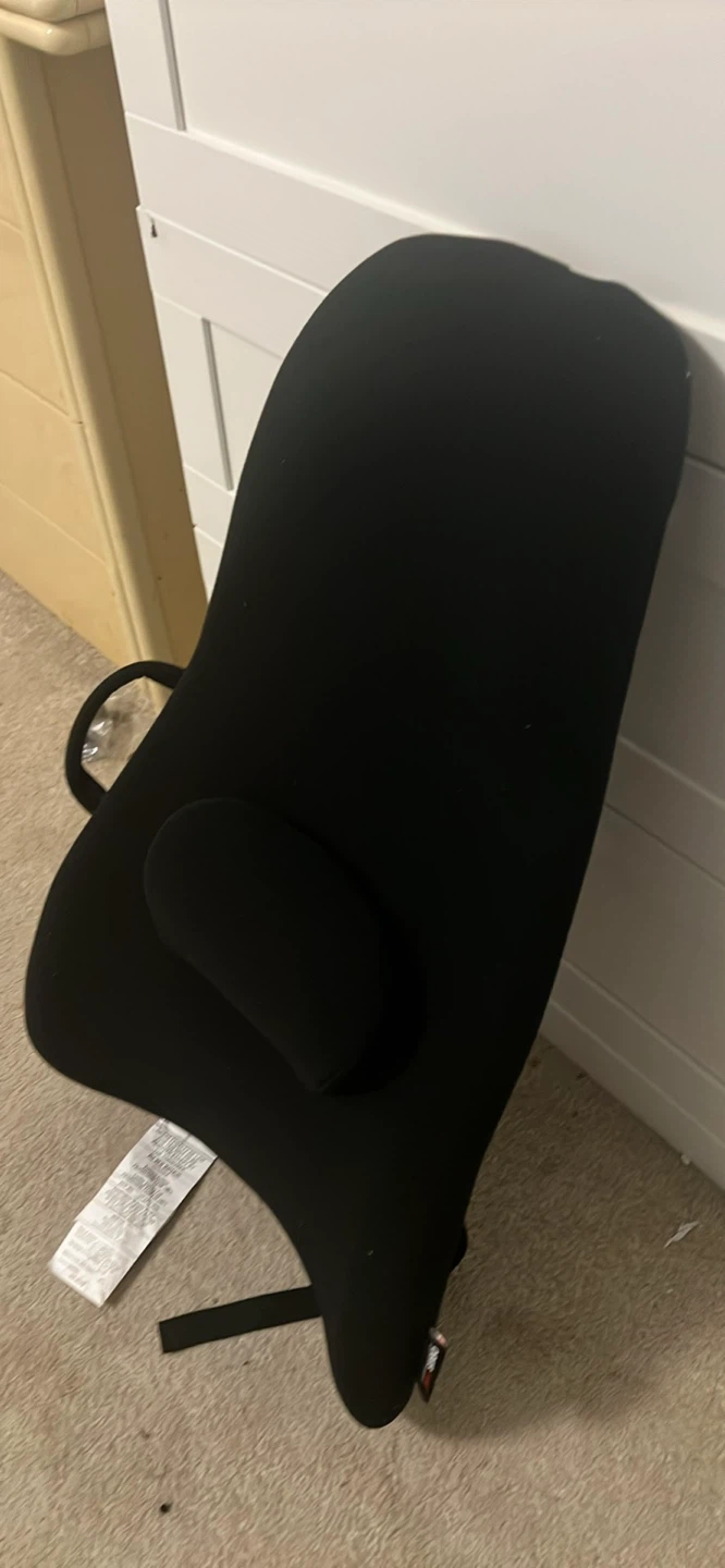 Black Lumbar Support Pillow