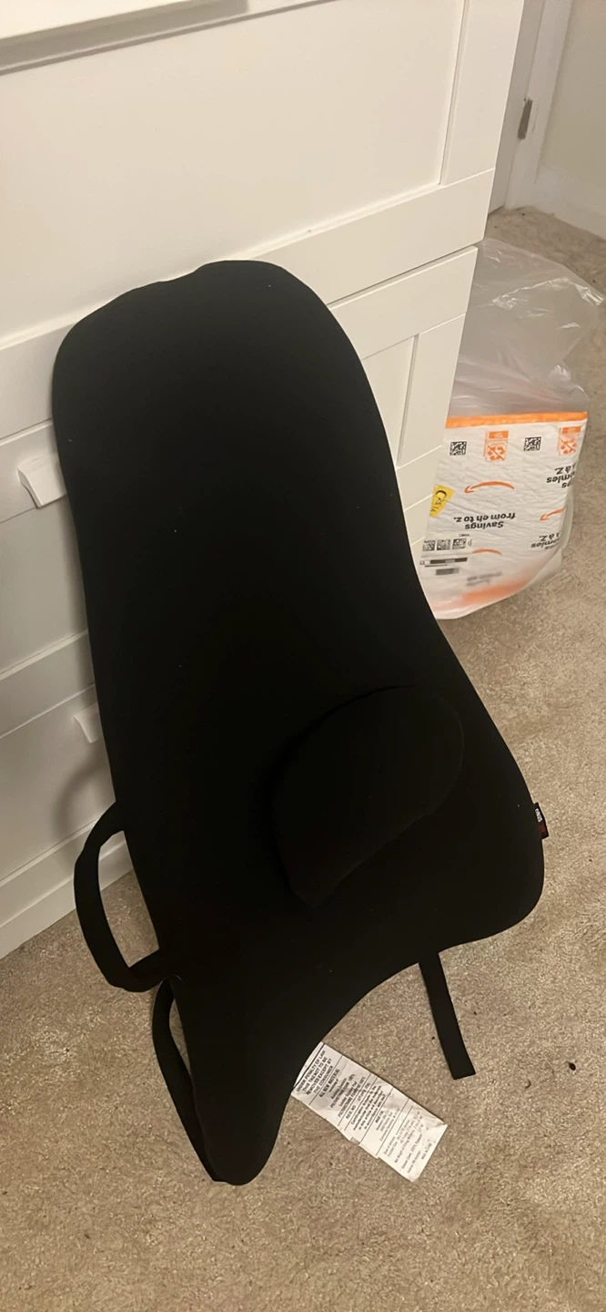 Black Lumbar Support Pillow - photo 2