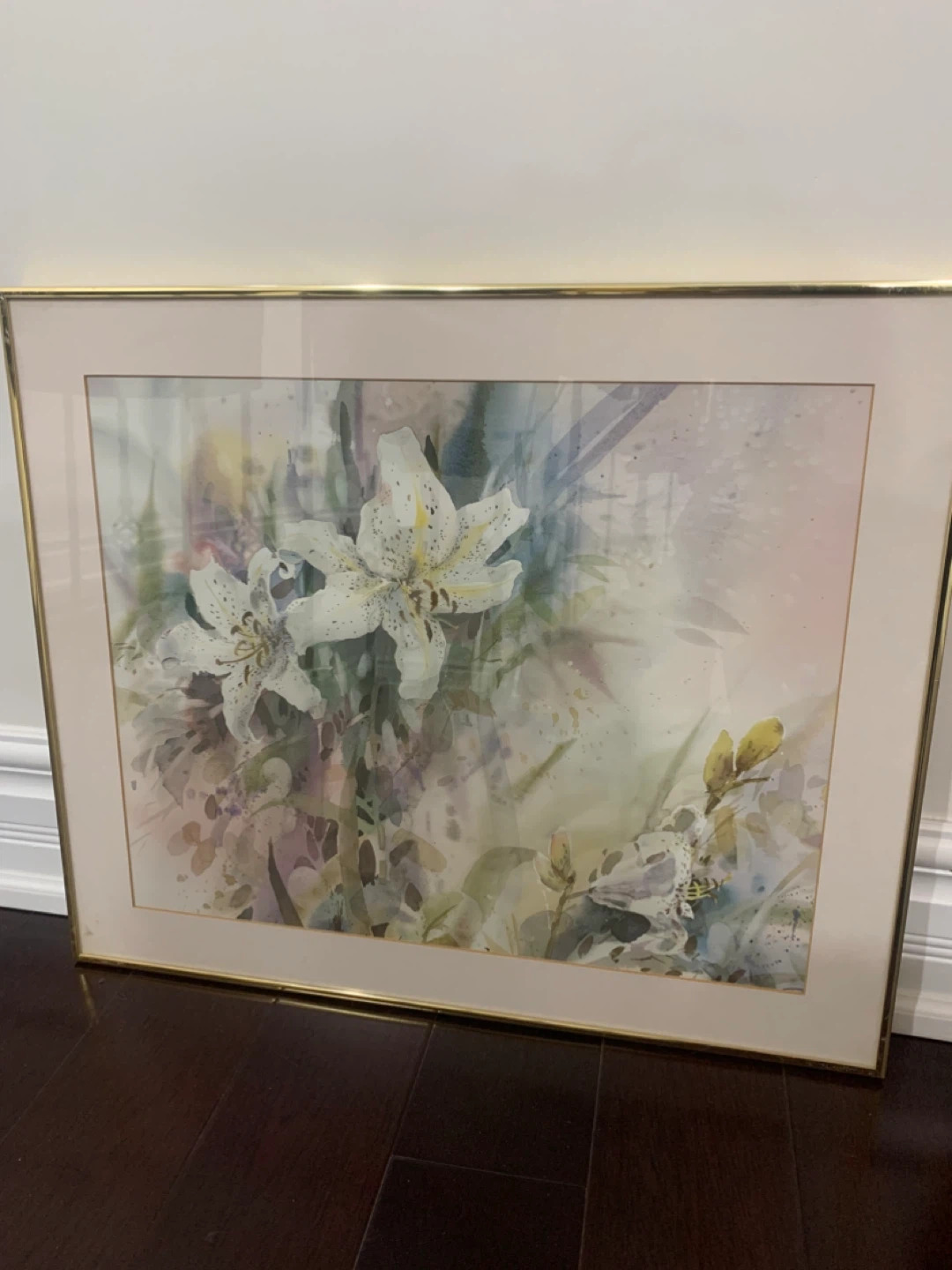 Floral art work