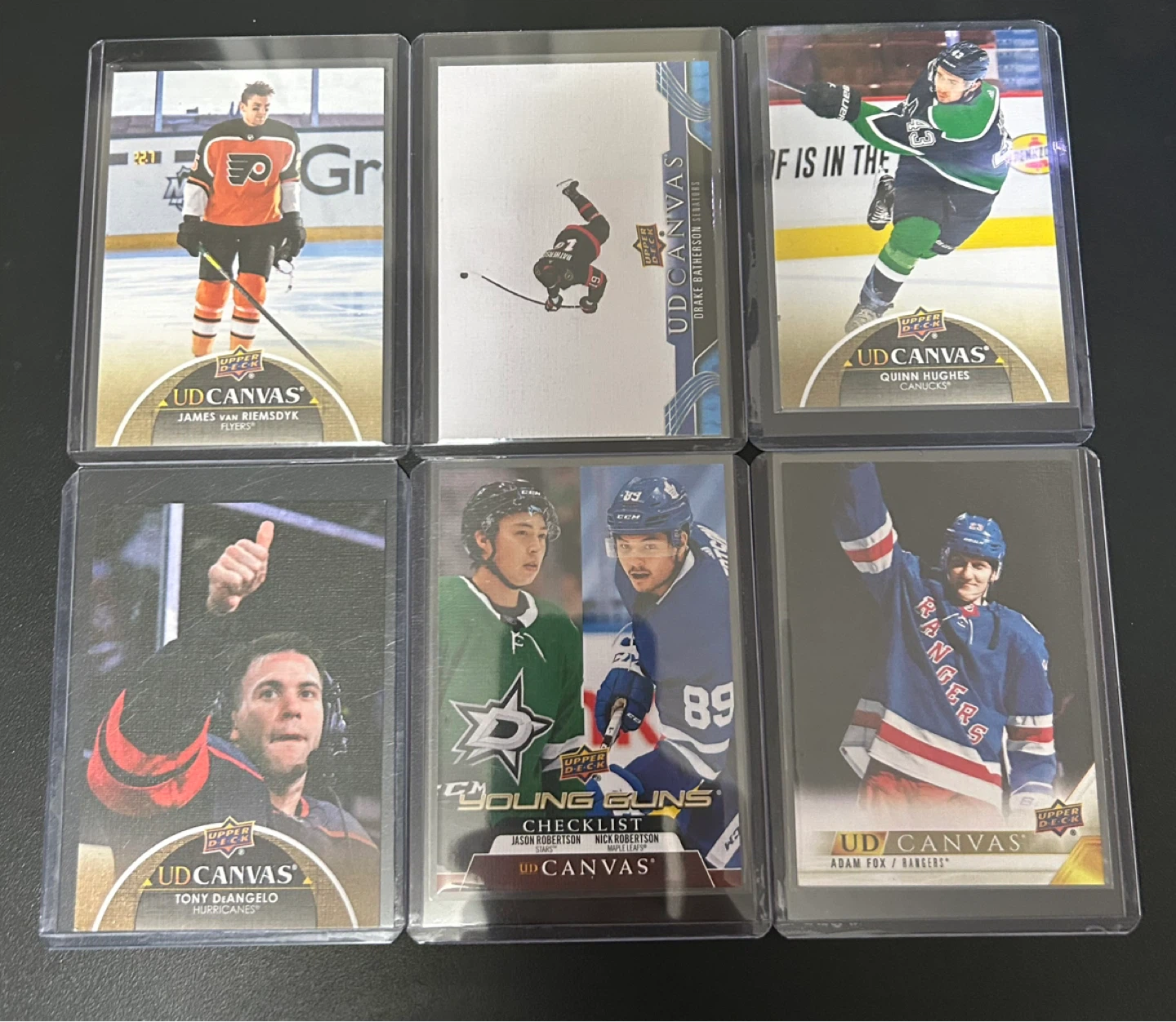 Upper deck canvas cards - photo 2