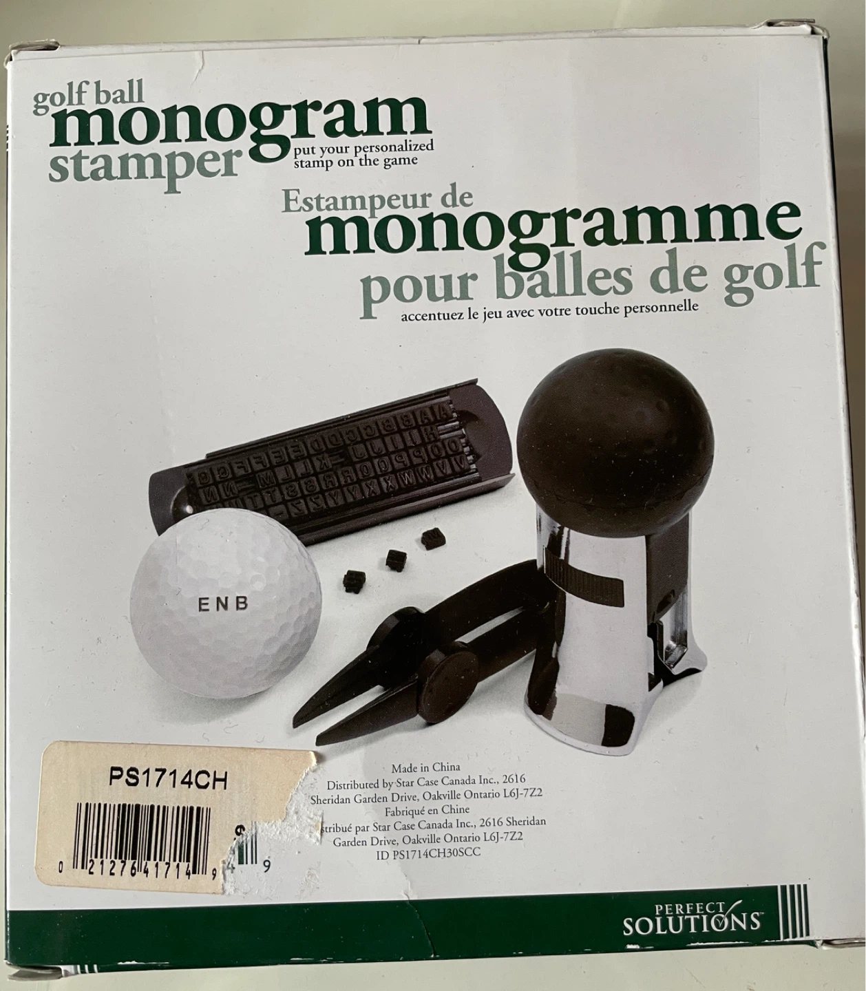 Perfect Solutions Golf Ball Monogram Stamper Kit - photo 4