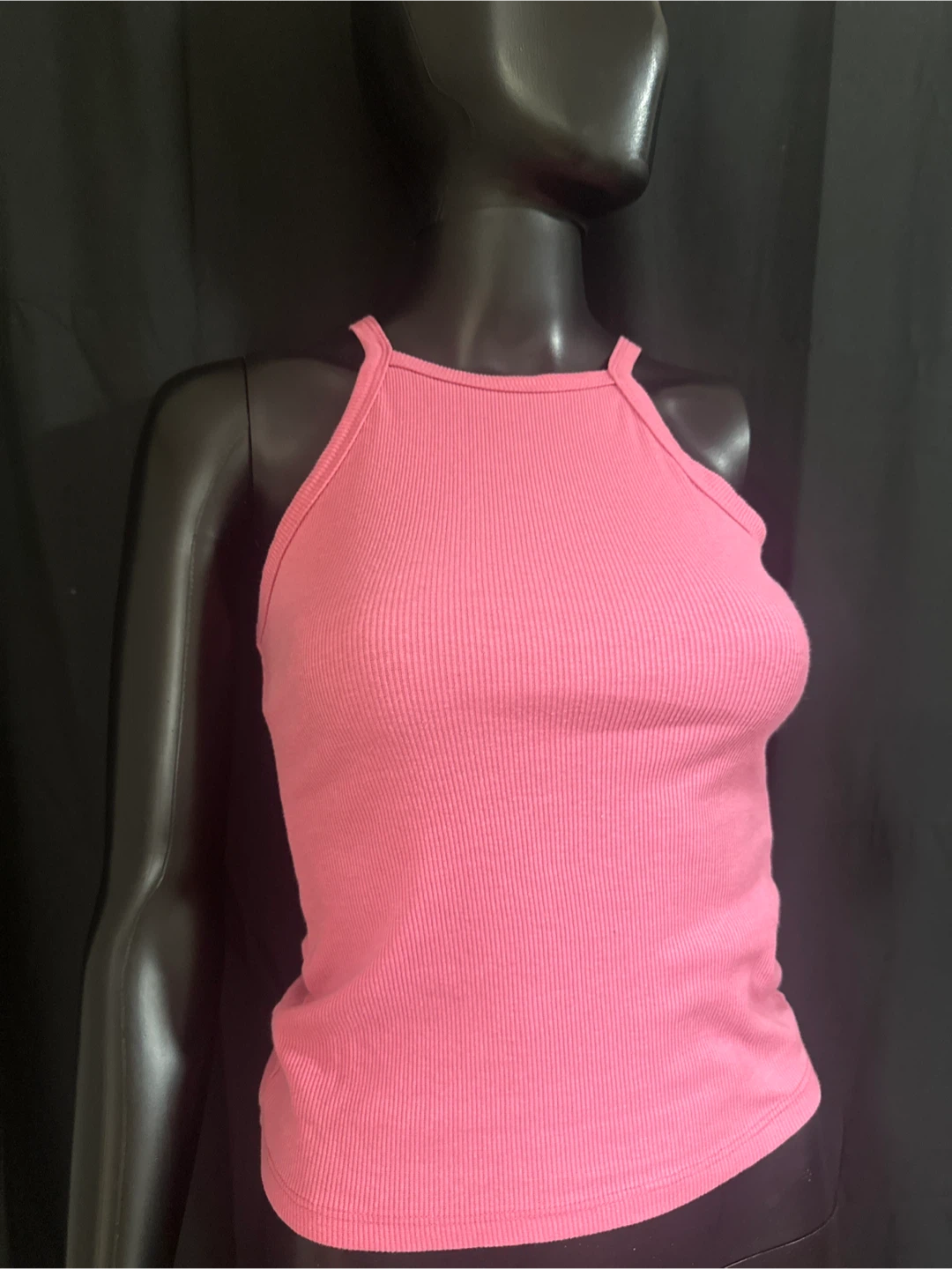Ribbed Tank Top - Yellow - photo 2