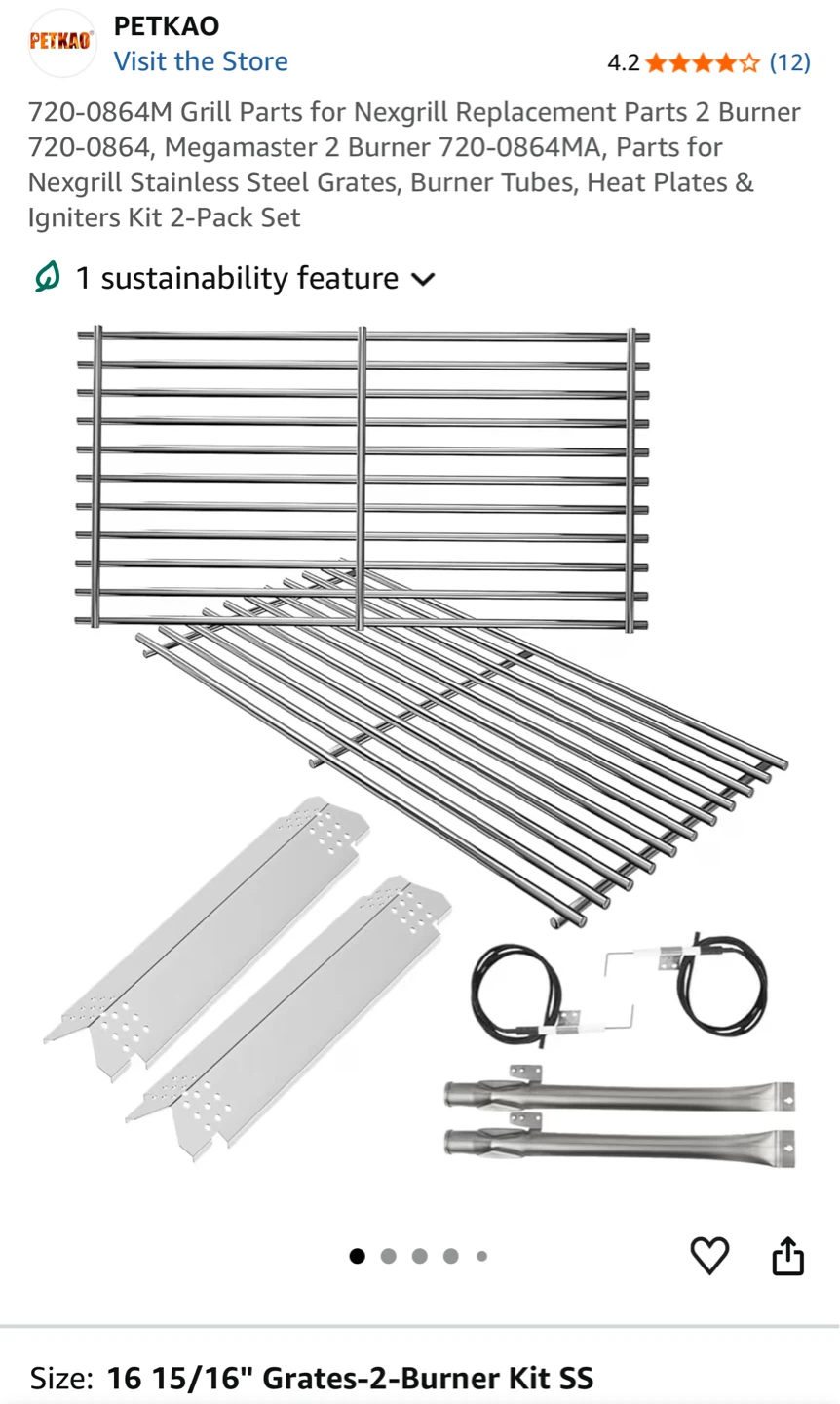 Grill parts for nexgrill