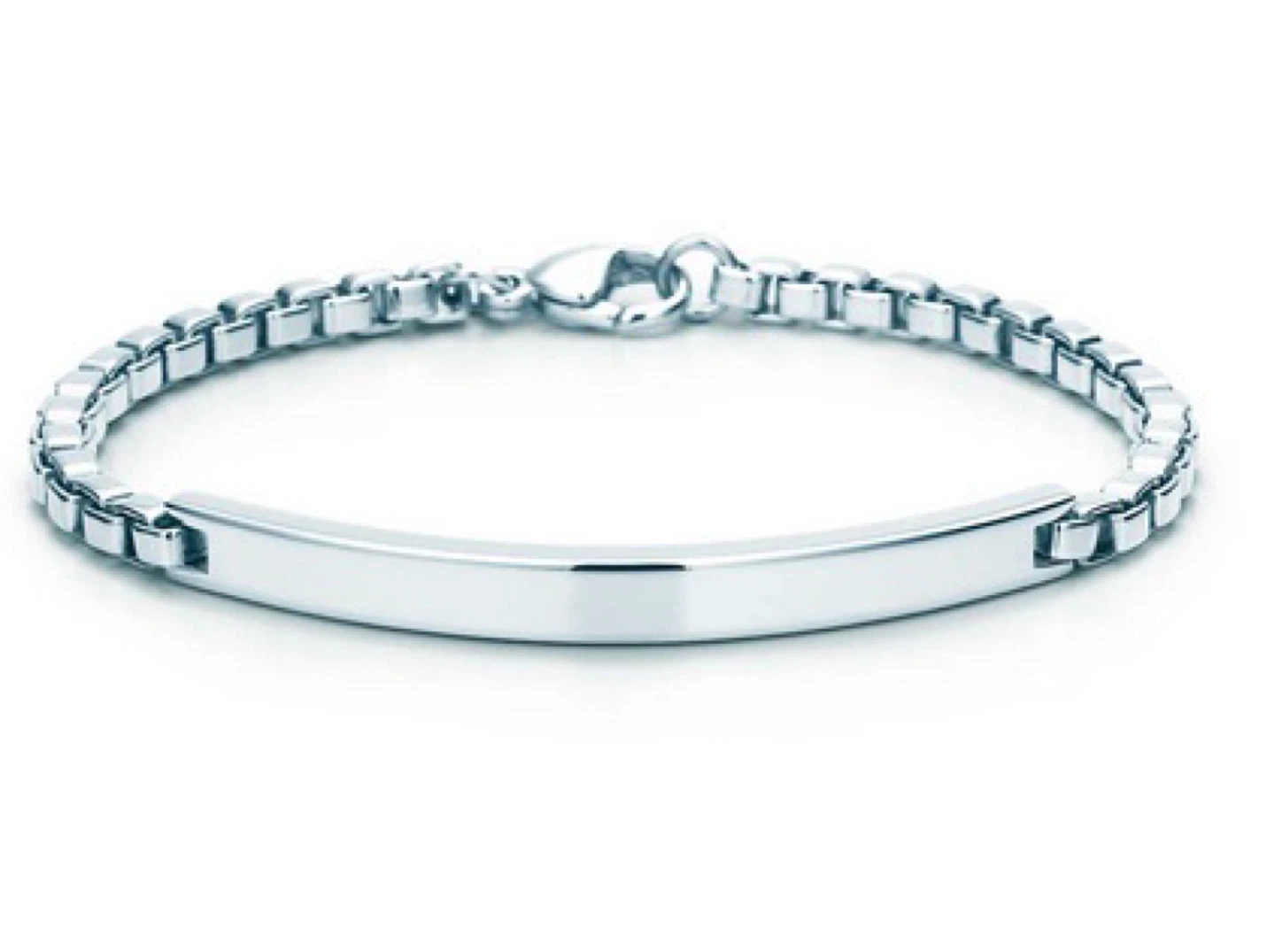 Tiffany & Co. Sterling Silver Venetian Link ID Bracelet - photo 5