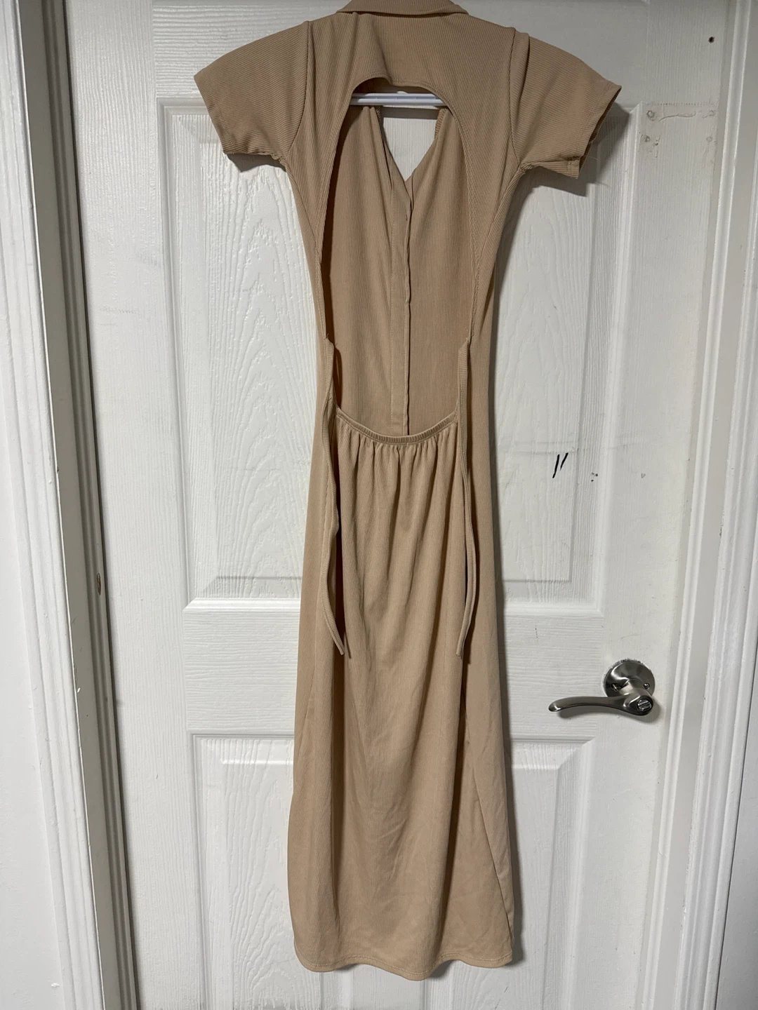 Ribbed Button-Up Maxi Dress - photo 3