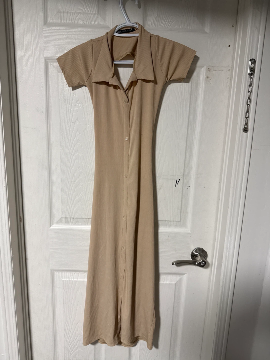 Ribbed Button-Up Maxi Dress - photo 2