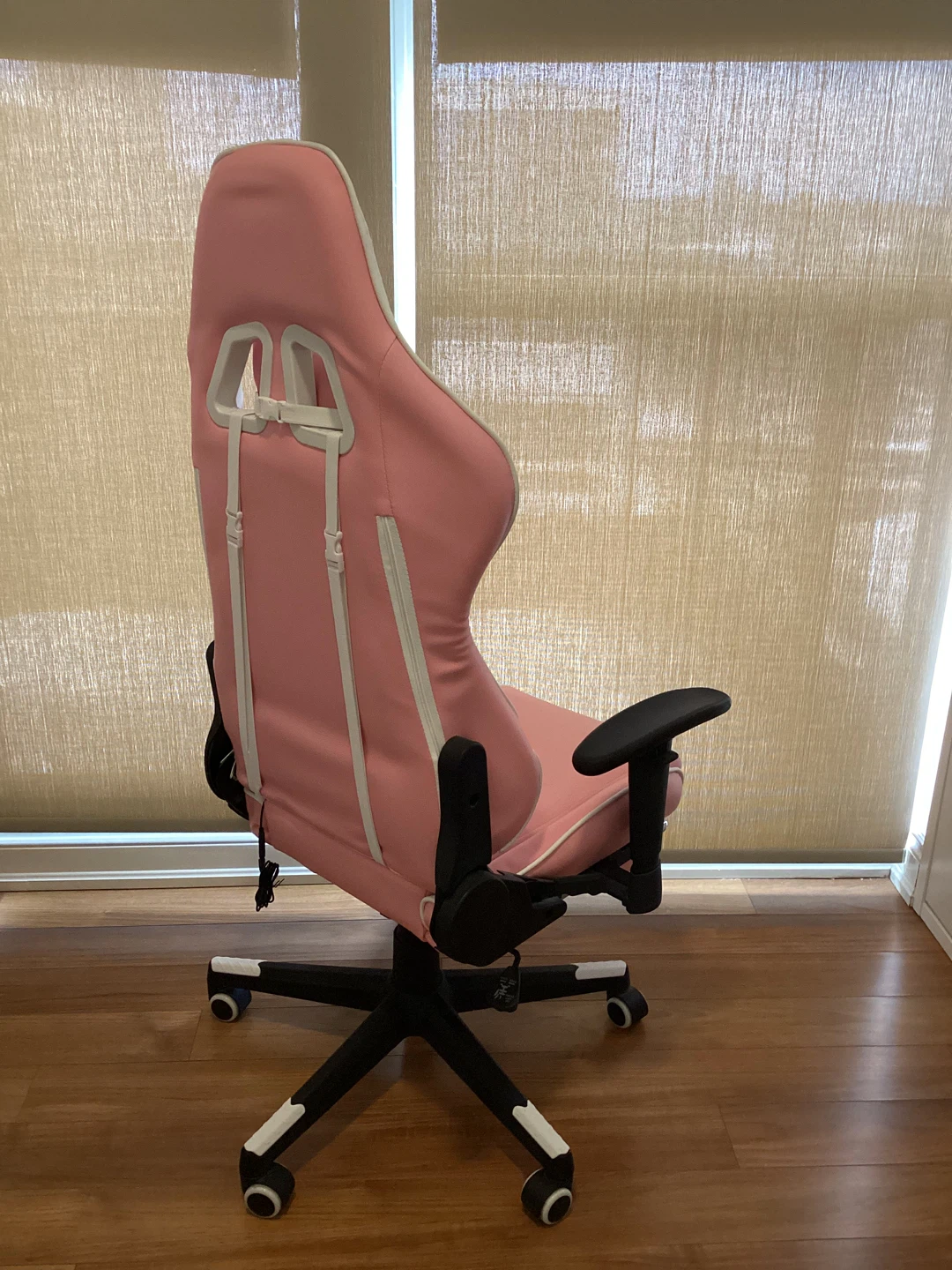 Pink Gaming Chair with back massage - photo 3