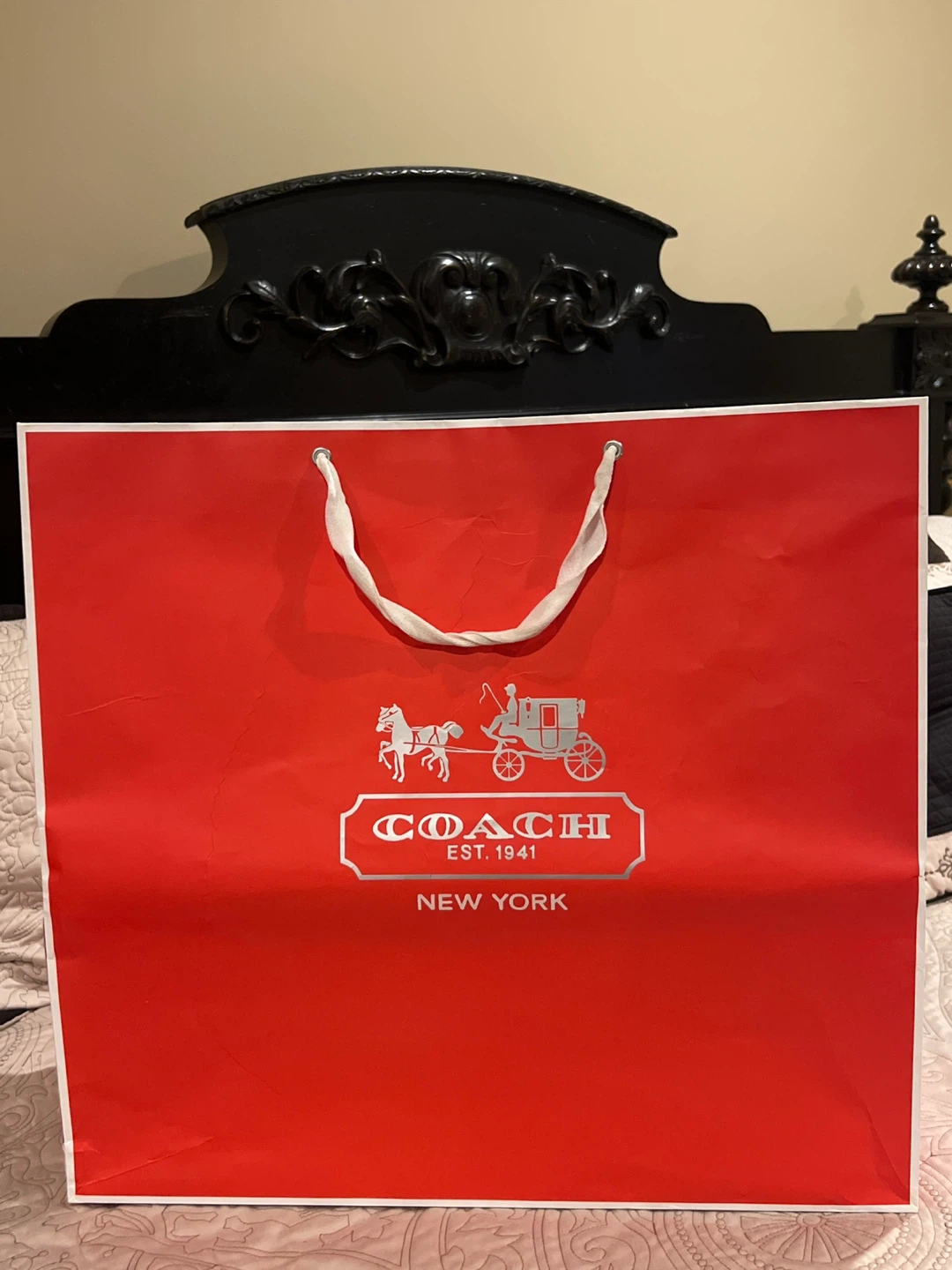 Coach Shopping Bag - Red