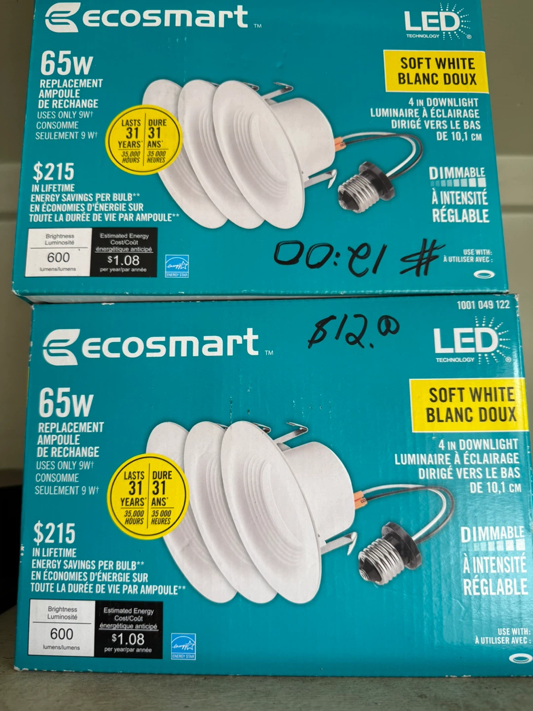 Ecosmart 65W Replacement LED Downlight Bulbs (2 Pack) - photo 2
