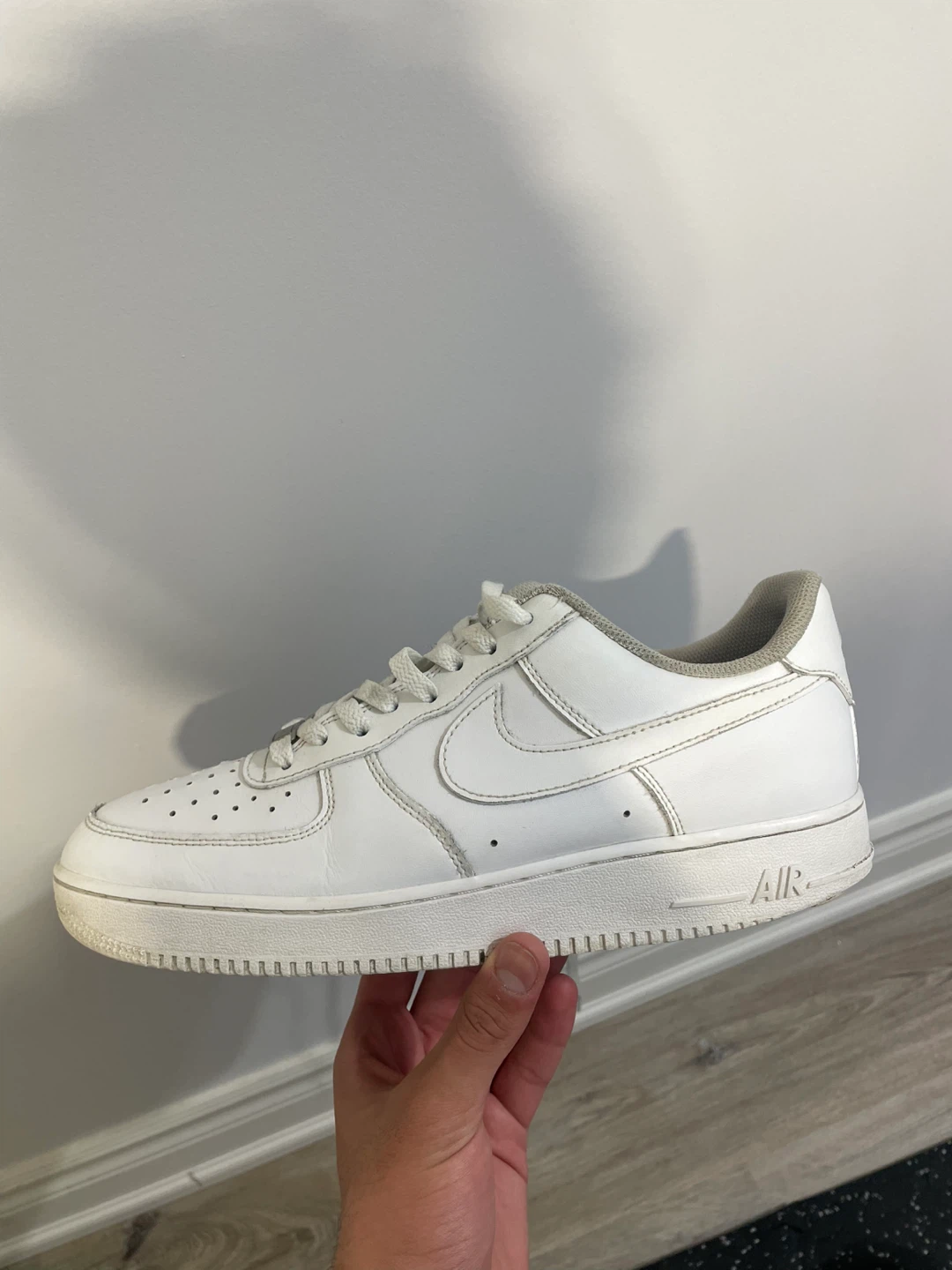 Nike Air Force 1 White Sneakers - photo 2