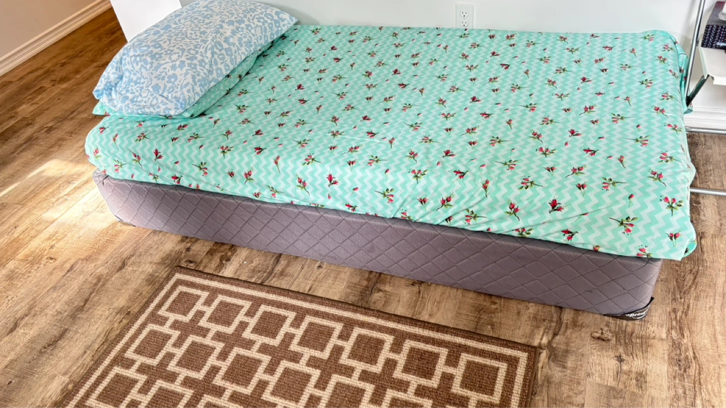 Twin Bed with Box Spring