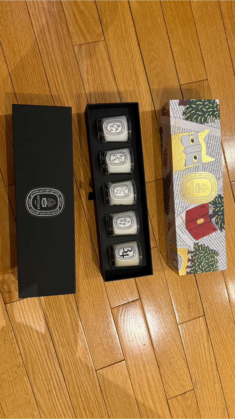Diptyque Set of 5 Scented Candles