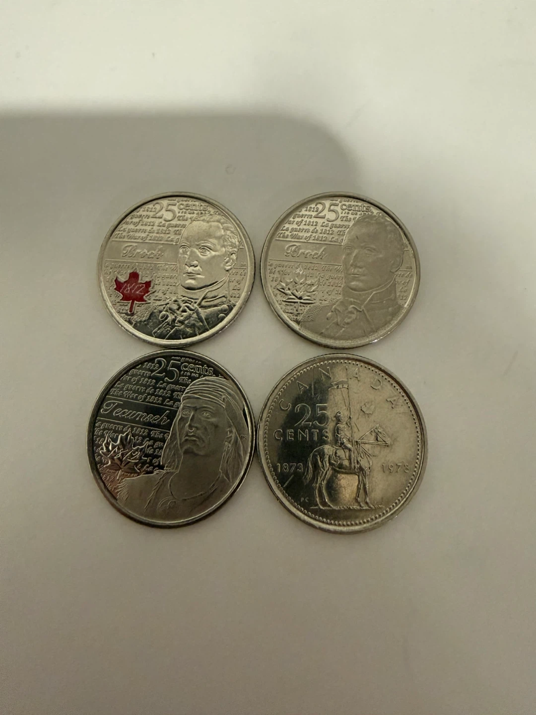 Selling different kinds of Canadian quarters
