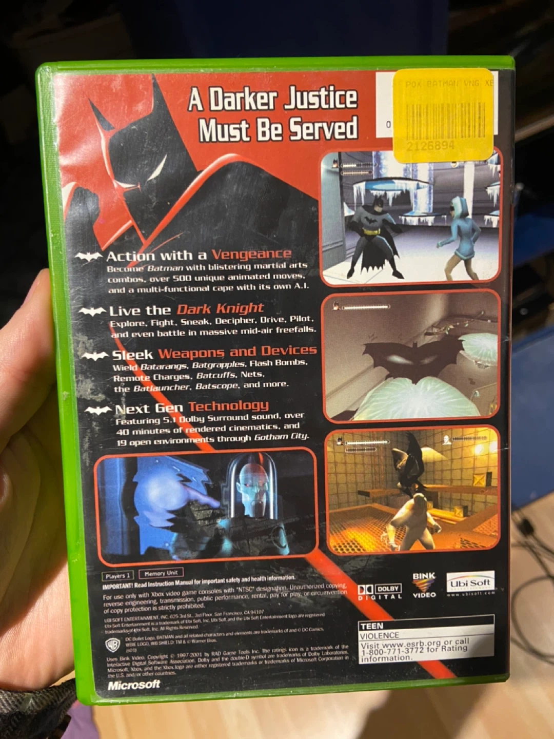 Batman Vengeance Video Game for Xbox - photo 3