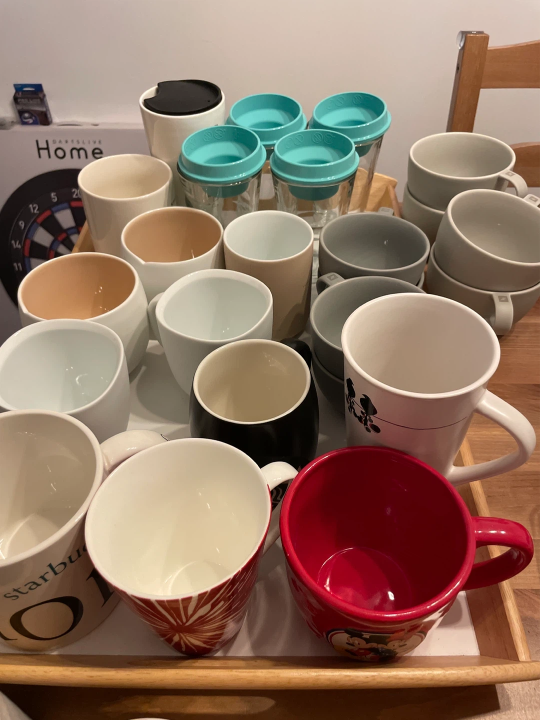 Assorted Mugs and Travel Cups Collection