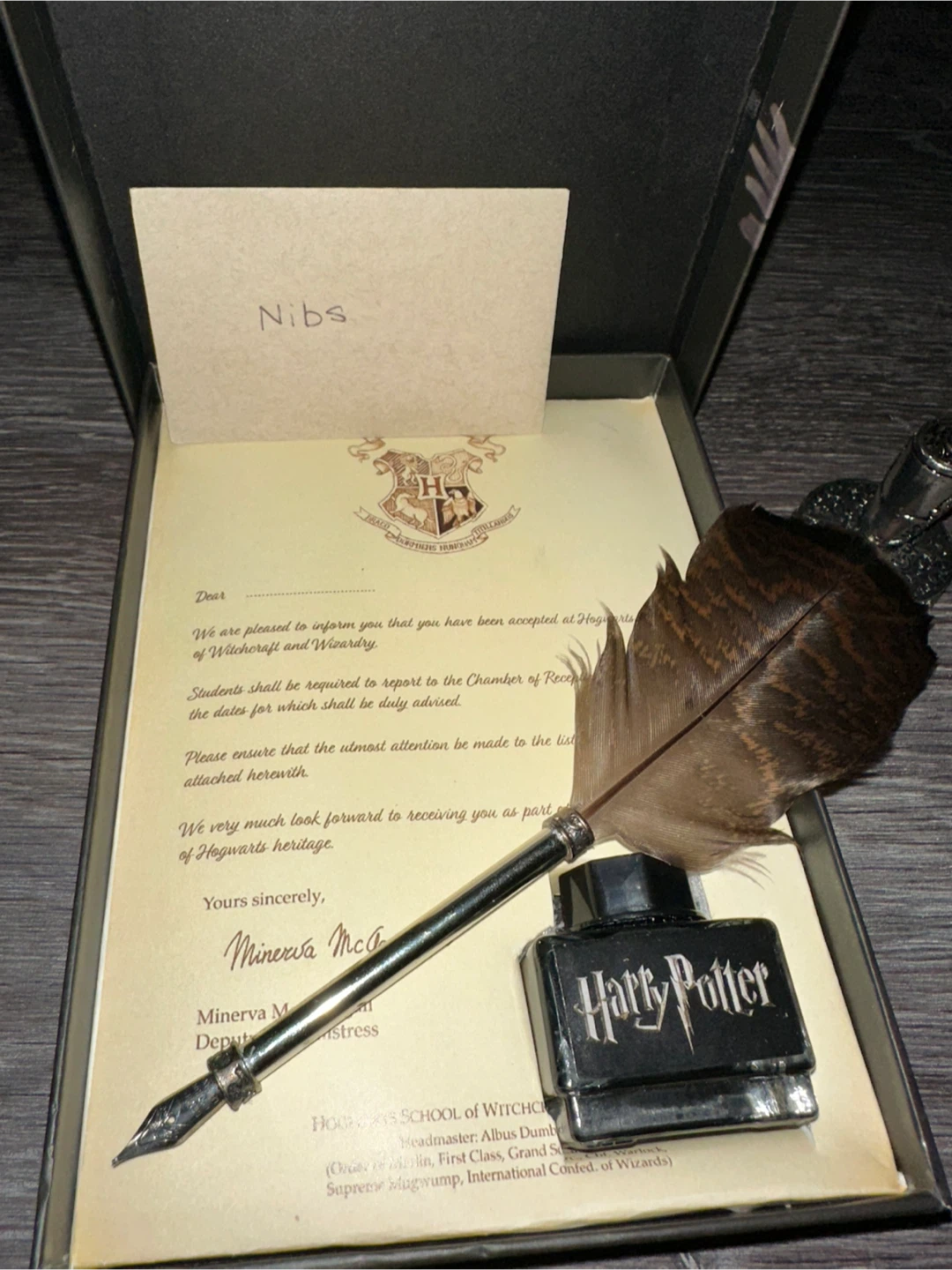 Harry Potter Quill Pen and Ink Set - photo 2