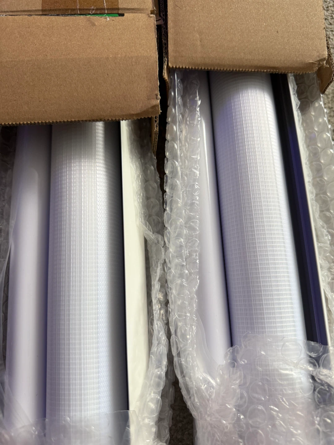 NEW 2X Roller Zebra Blinds, 63" W X 72" H, White - photo 3