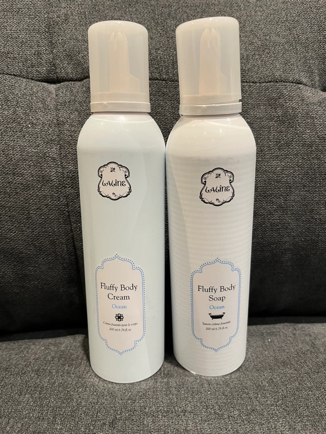 Laline Fluffy Body Cream & Soap Ocean Set - new