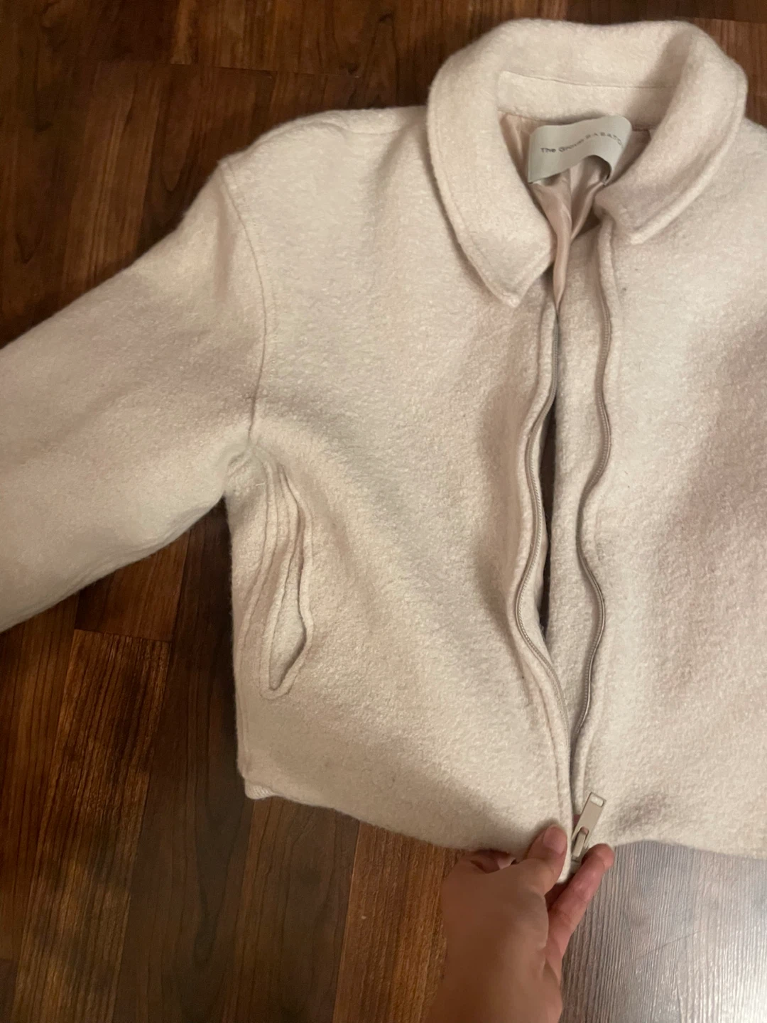 The Group BABATON Cream Cropped Jacket - Size M - photo 3