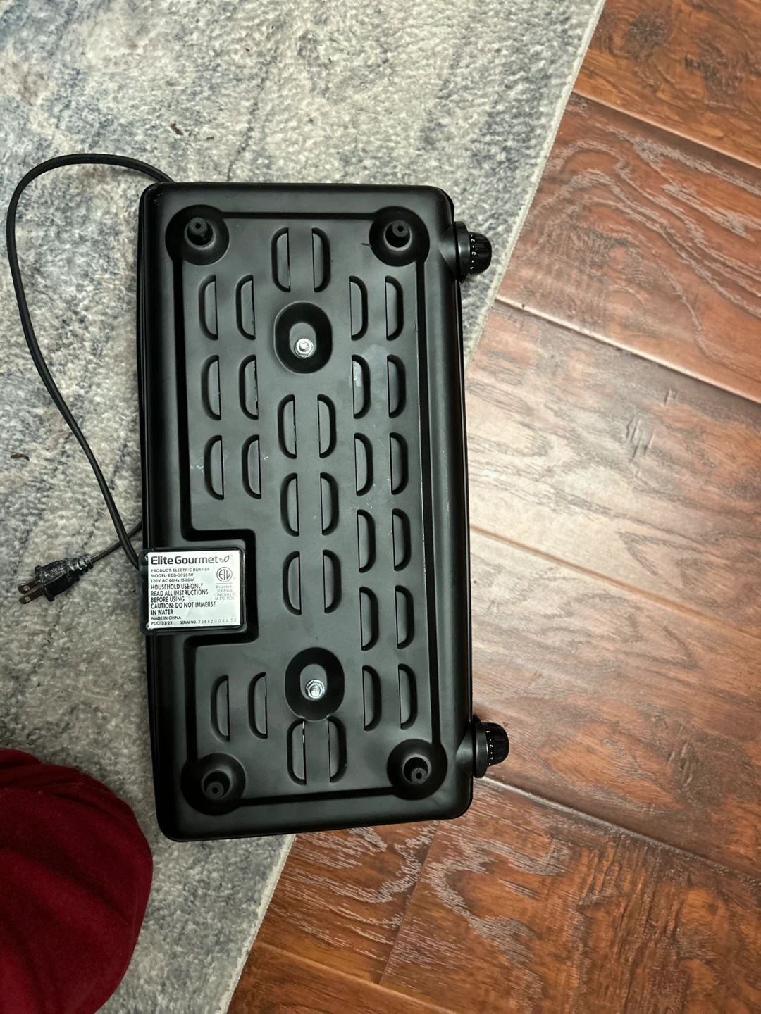 Elite Gourmet Double Burner Hot Plate - photo 2