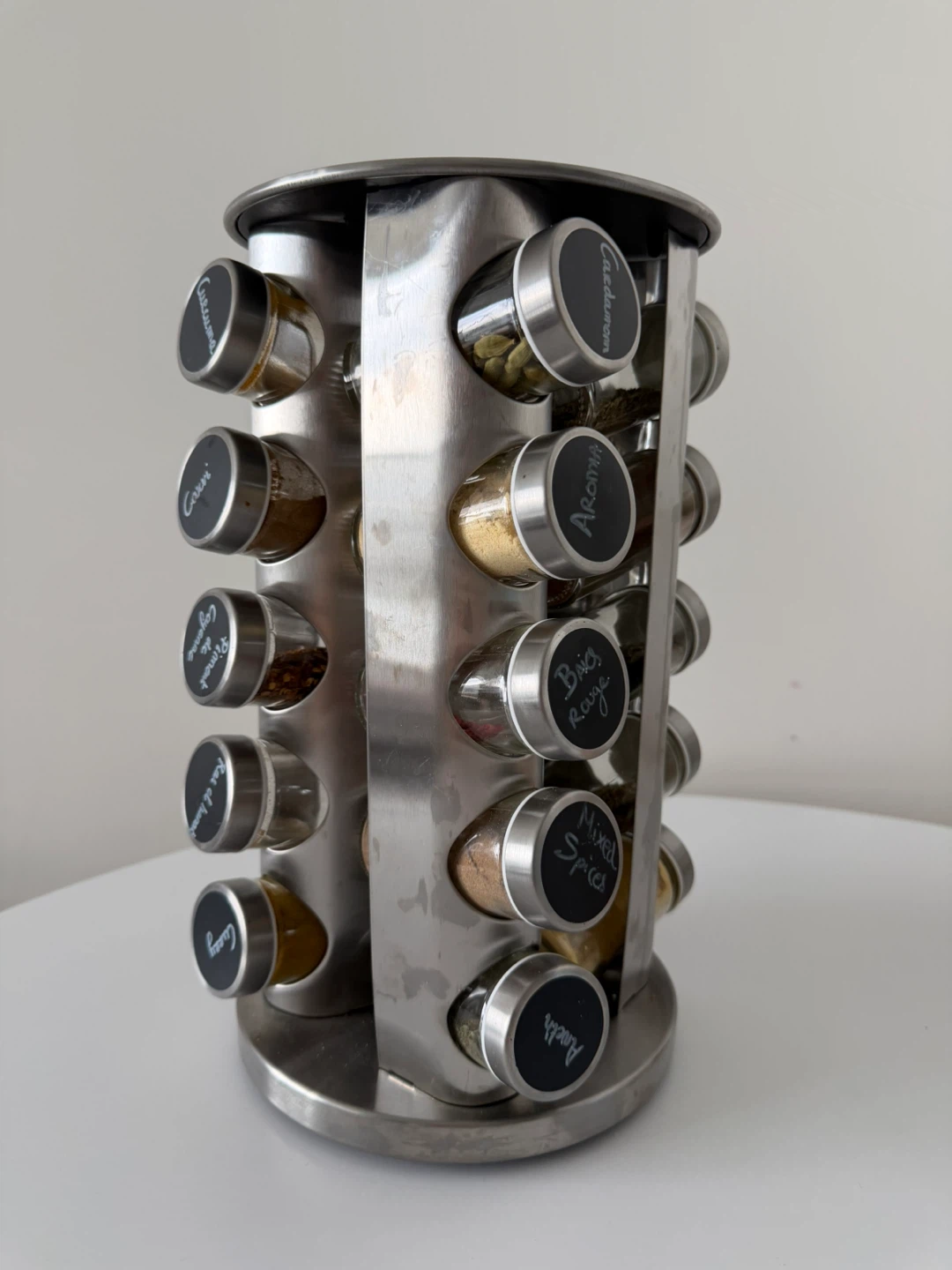 20-Jar Stainless Steel Spice Rack - photo 2