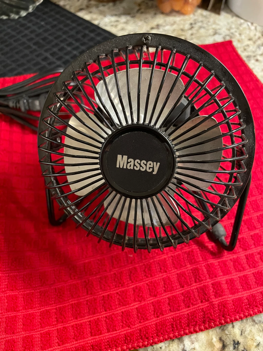Massey Black Personal Mini Fan - photo 3