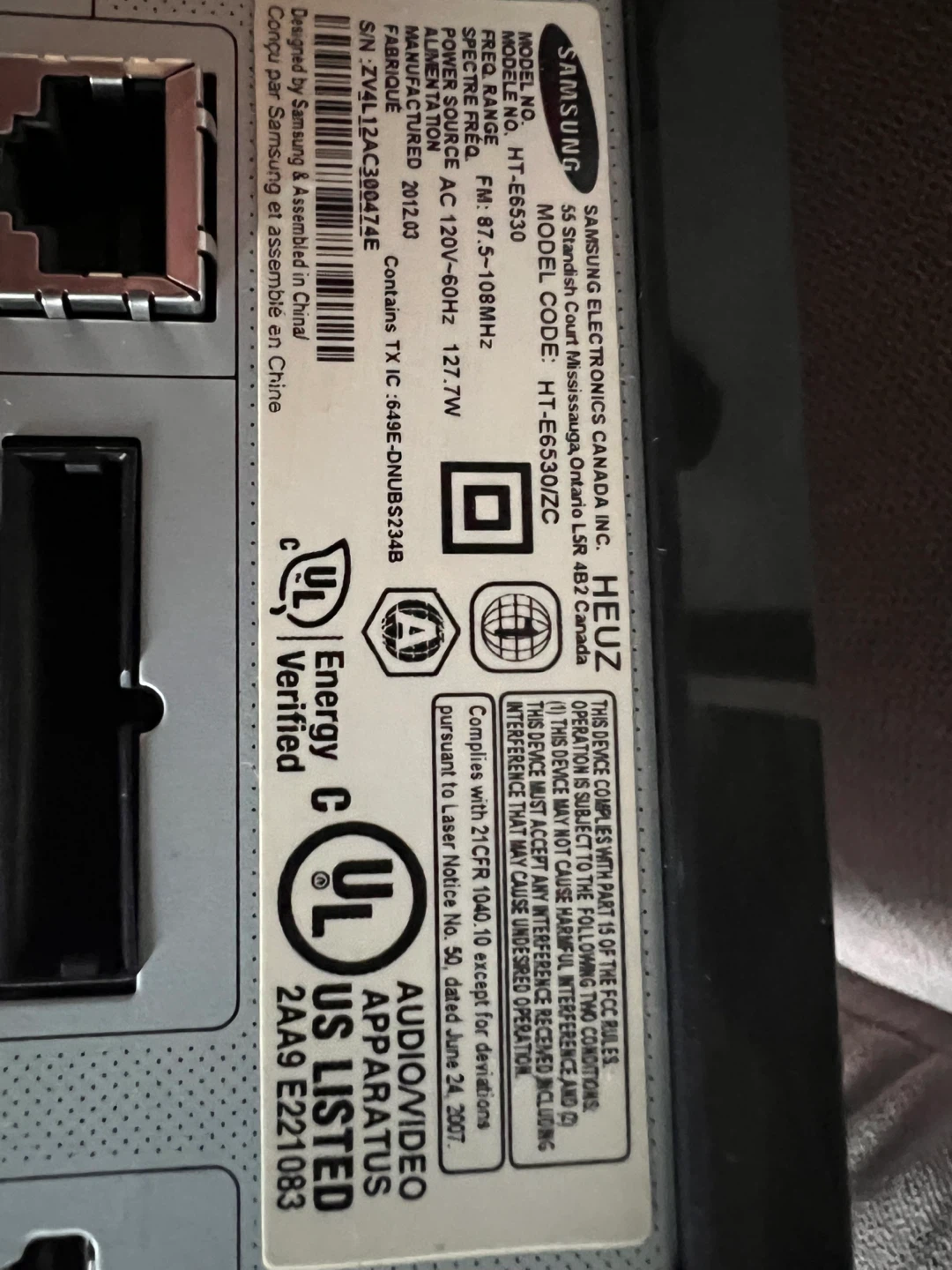 Samsung Blu-ray 3D Player🥕 - photo 3