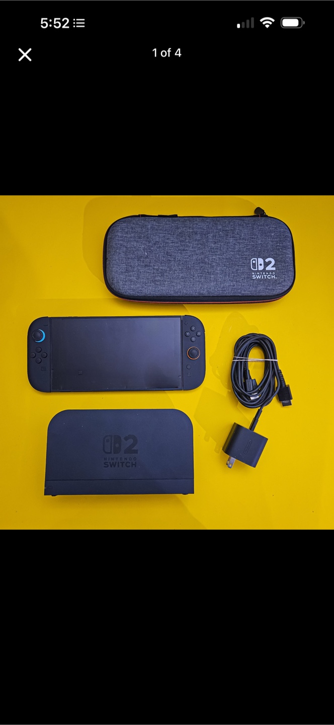 Nintendo Switch Console  and Charger
