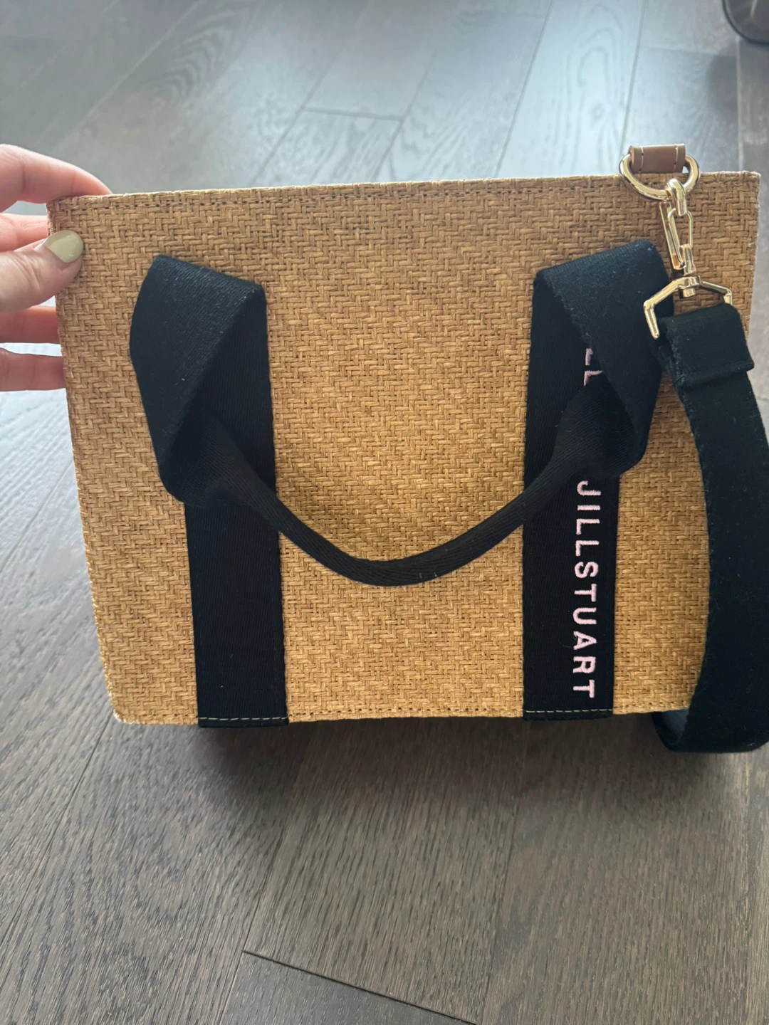 Jill by Jill Stuart Straw Tote Bag