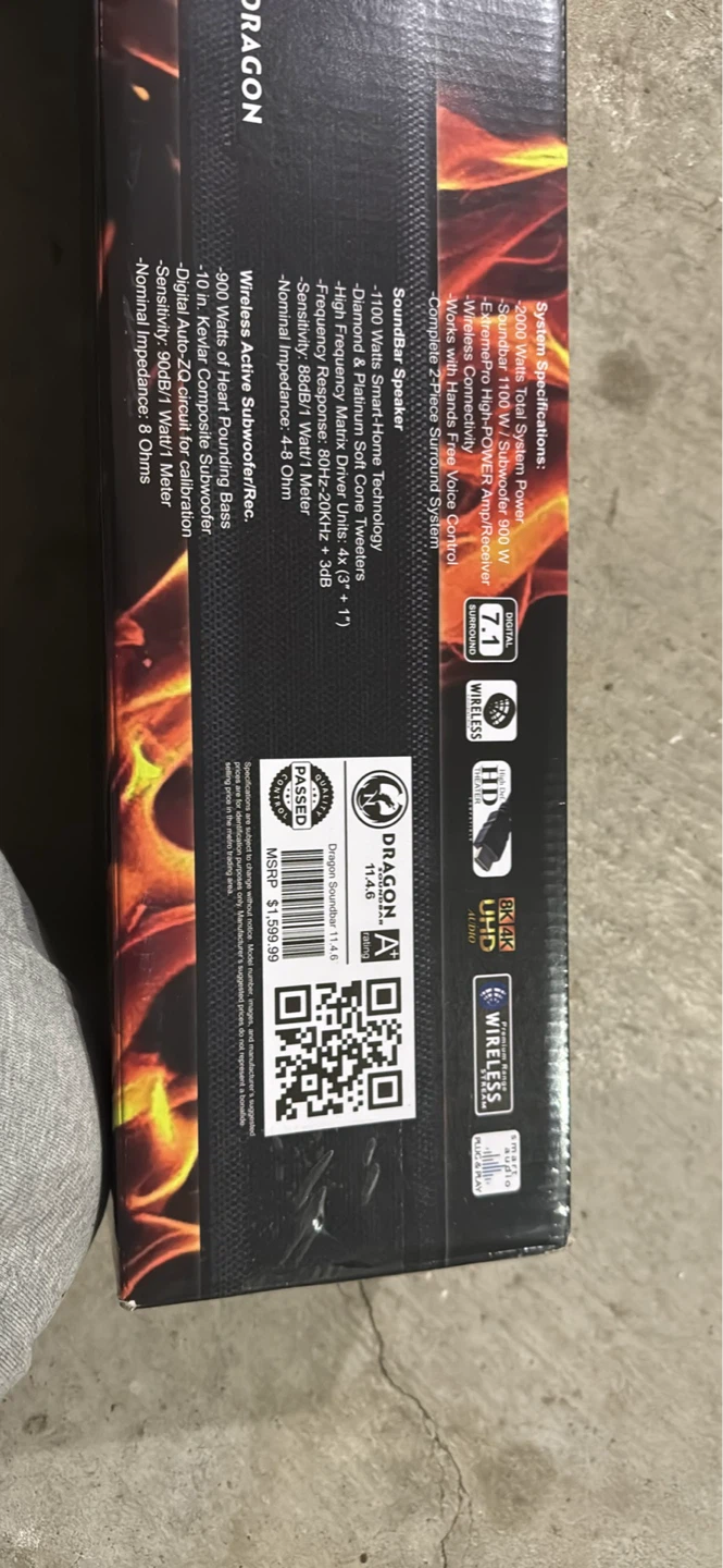 DRAGON SOUNDBAR 11.4.6 2000W Wireless 7.1 Surround Sound - photo 2