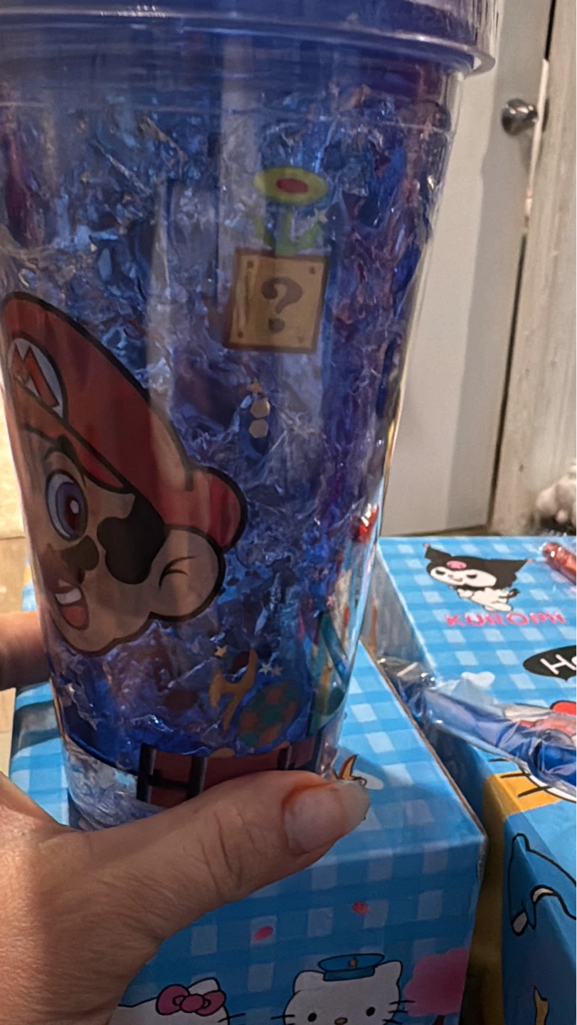 Super Mario Tumbler Cup with Lid