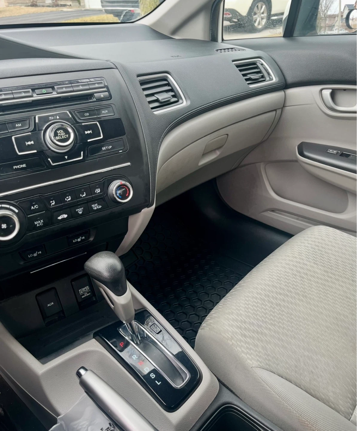 2015 Honda Civic LX Sedan - White - photo 4