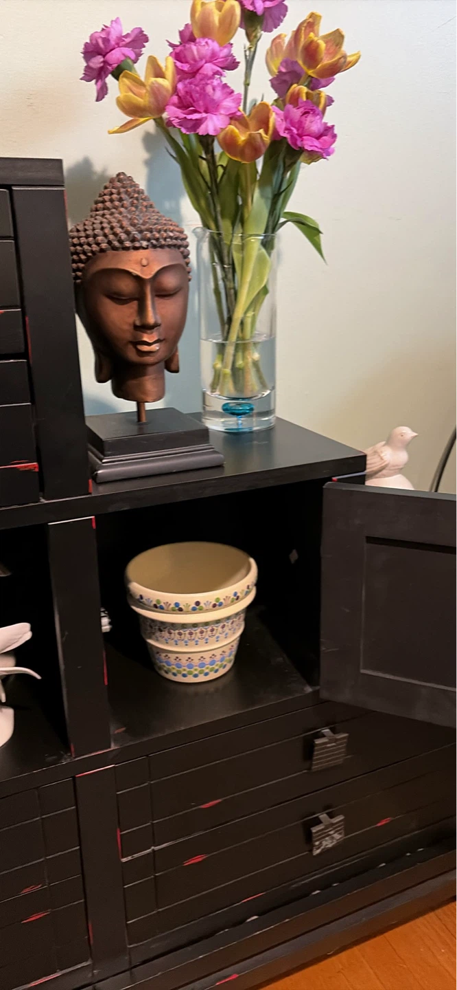 Tansu step chest cabinet - photo 3