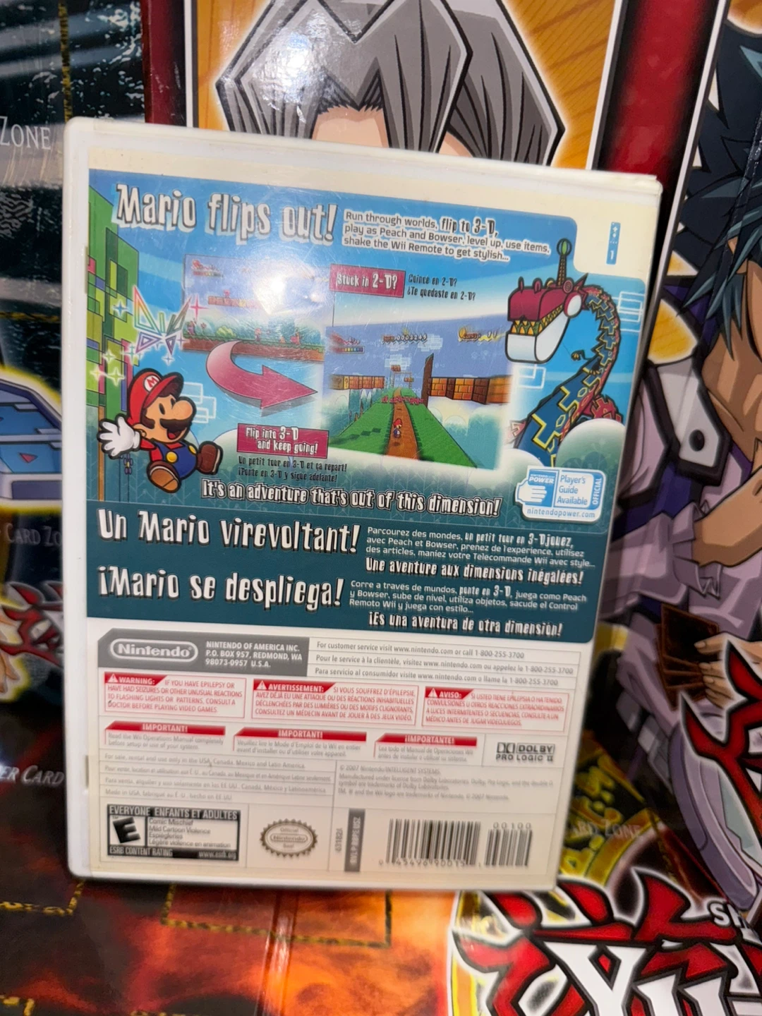 Nintendo Wii Super Paper Mario Game - photo 2