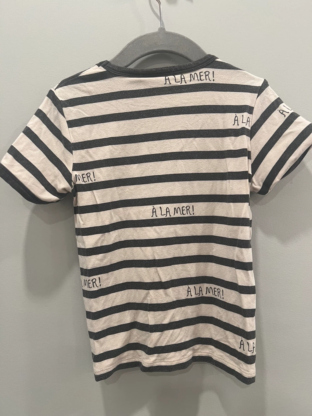 Mini Rodini Striped "À La Mer!" T-Shirt - photo 2