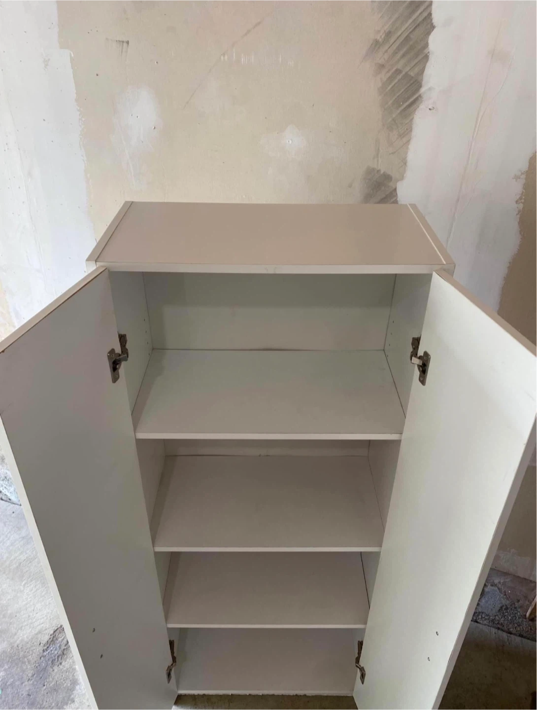 Ikea White Tall Storage Cabinet with 4 Shelves - photo 5